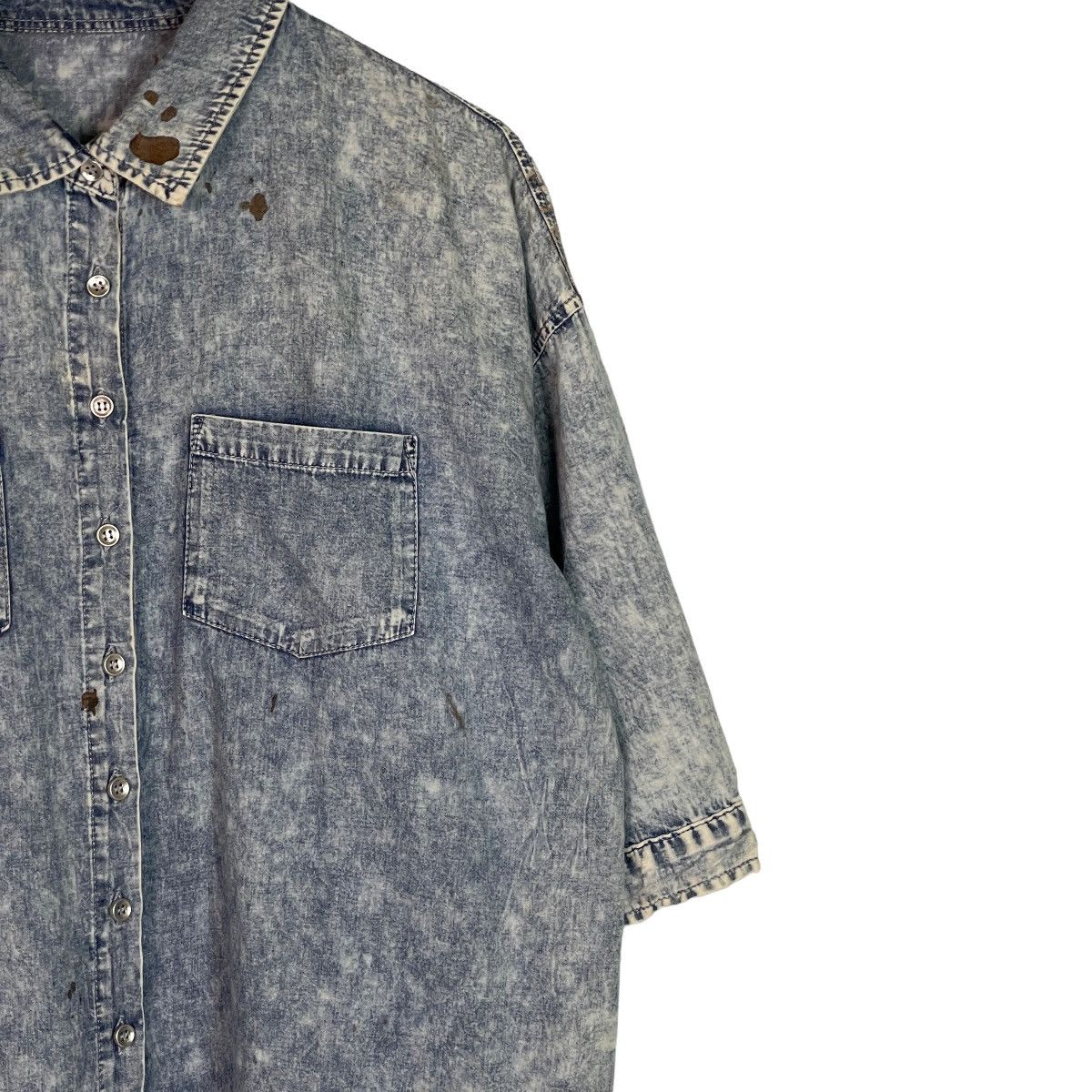 Japanese Brand 🔥LAST PRICE🔥 Japanese Young Youth Bar Code Button Ups Size L / US 10 / IT 46 - 5 Thumbnail