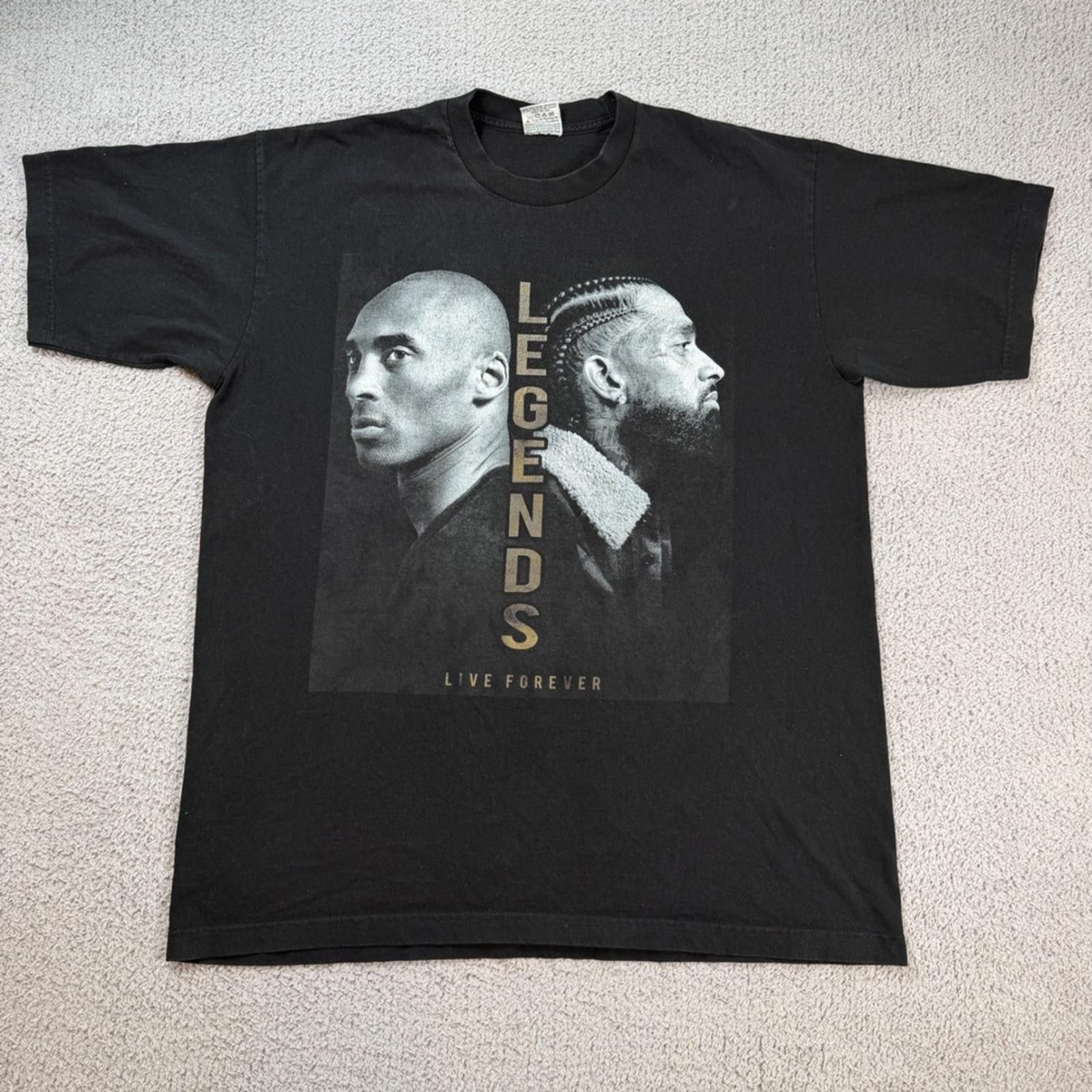 Other Kobe Bryant Nipsey Hussle Legends Live Forever T Shirt 2XL Size US XXL / EU 58 / 5 - 1 Thumbnail