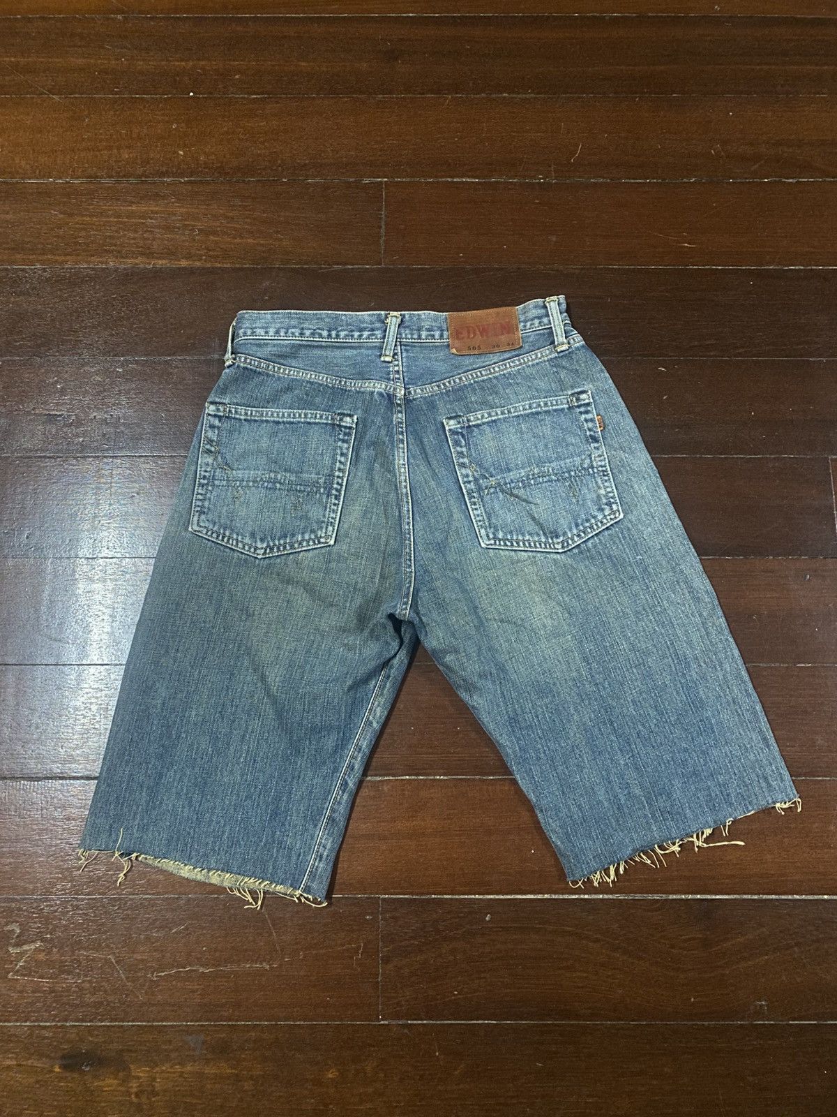 Kapital VINTAGE EDWIN 505 SELVEDGE BAGGY RUSTY DISTRESSED DENIM Size US 32 / EU 48 - 7 Thumbnail