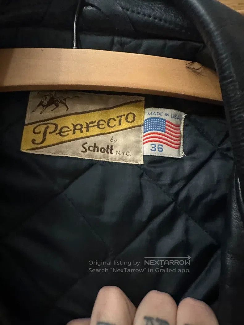 Schott Schott Leather coat Size US XS / EU 42 / 0 - 2 Thumbnail
