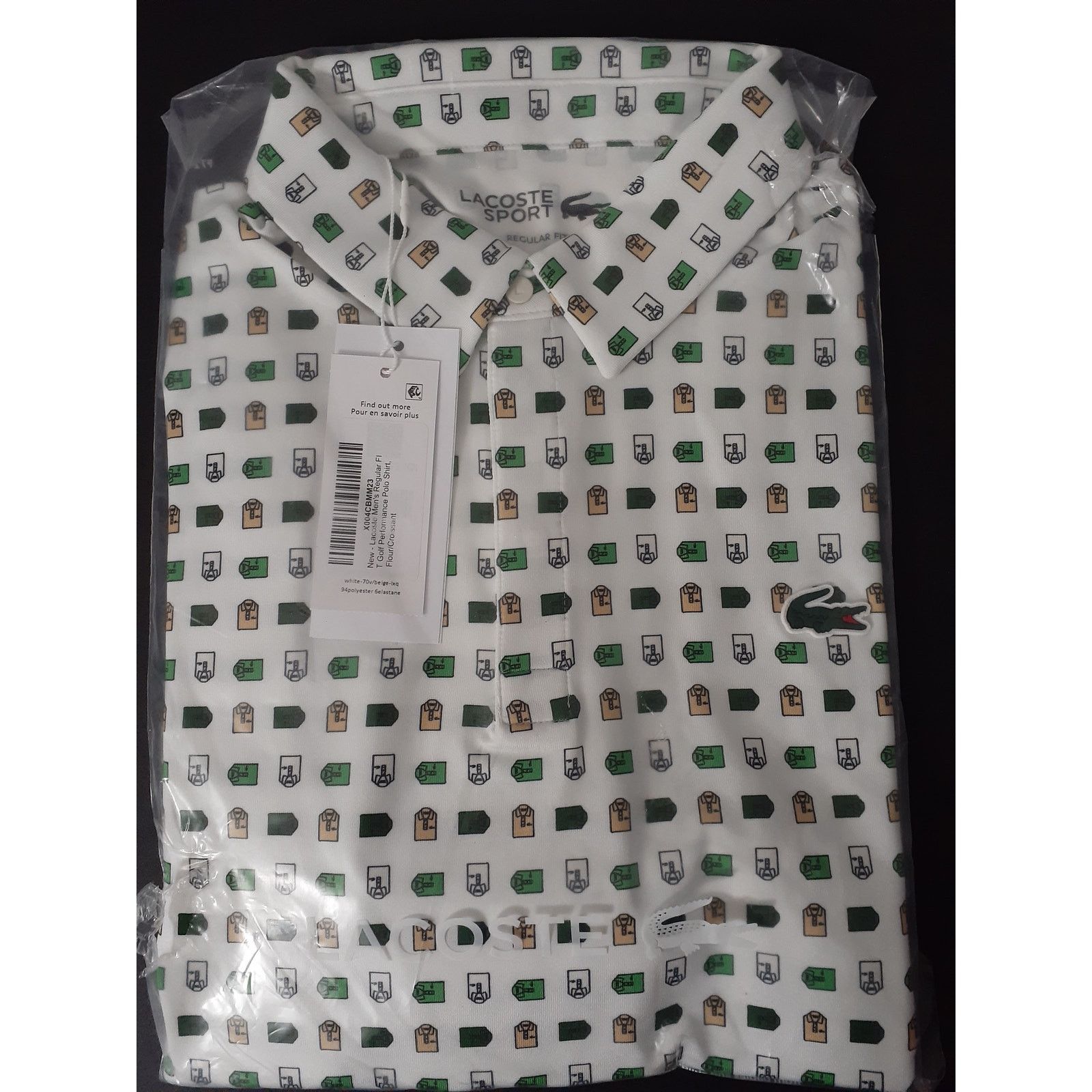 Lacoste Lacoste Men's Regular Fit Golf Performance Polo Shirt 2XL Size US XXL / EU 58 / 5 - 2 Thumbnail