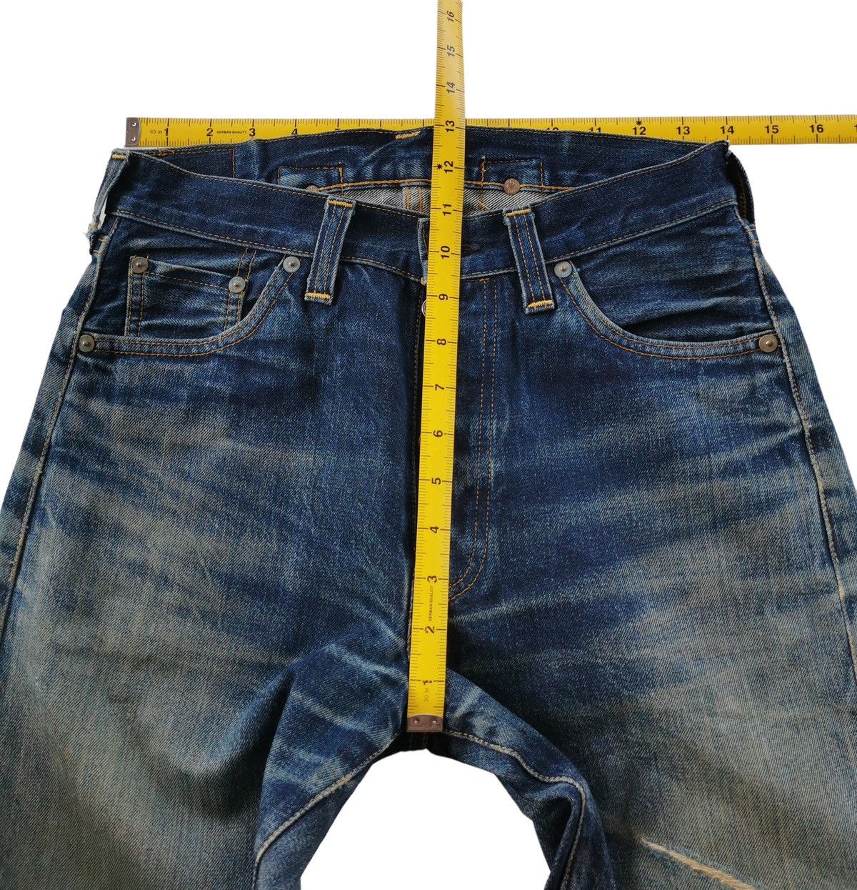 Levi's × Undercover × Vintage Selvedge Levis Vintage Nice Distressed Style (Size 28x42) Size US 28 / EU 44 - 16 Thumbnail