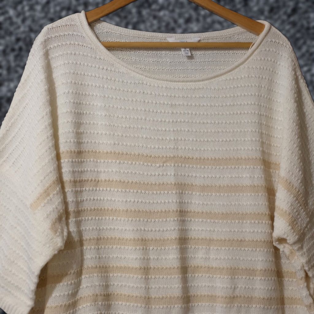 Vintage Time and Tru Sweater White/Beige Oversized Women's XL (16-18) #A11-41 Size XL / US 12-14 / IT 48-50 - 1 Thumbnail