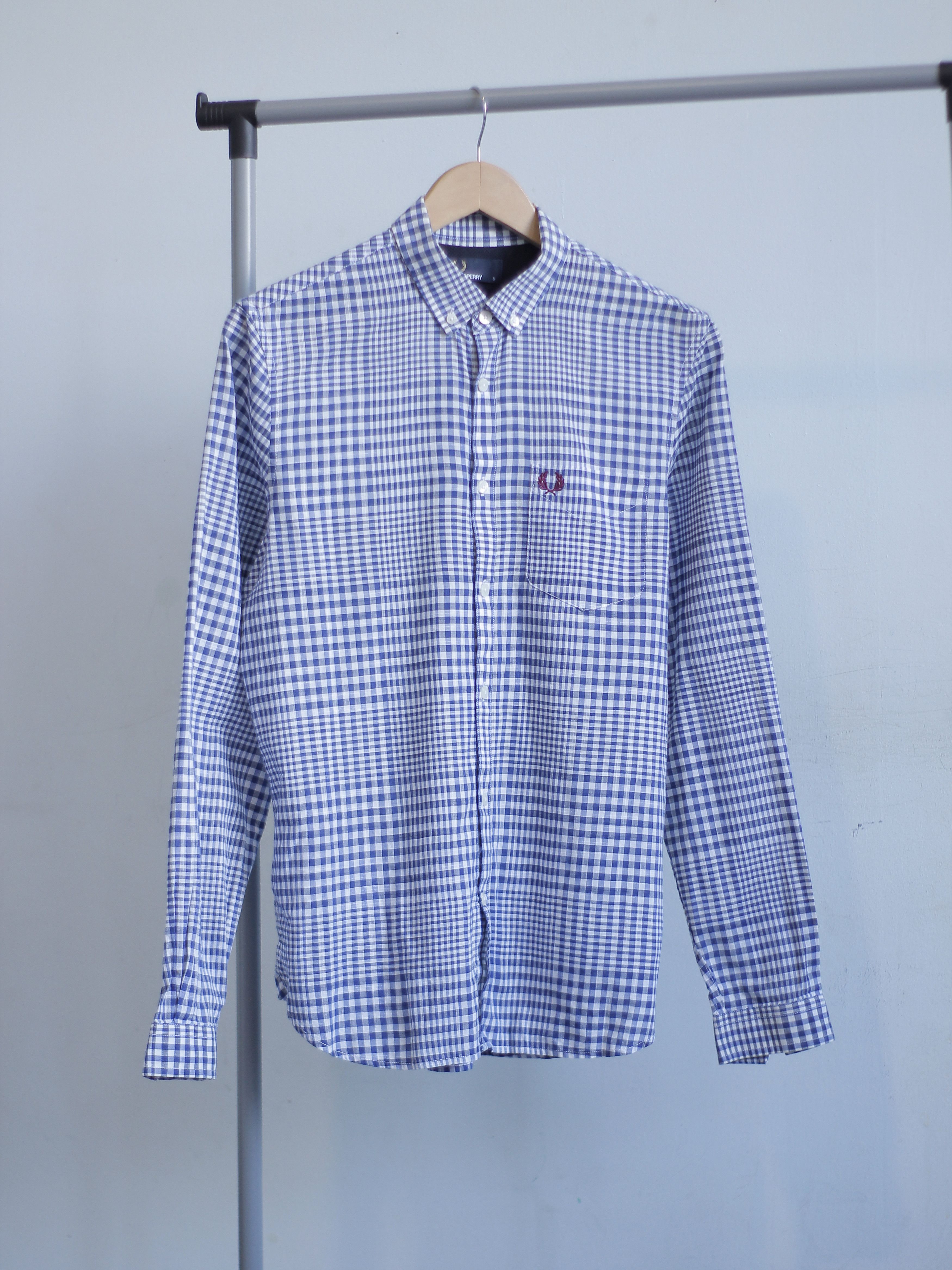 Fred Perry FRED PERRY BUTTON UP SHIRT CHECKERED CHECK S M MENS Size US S / EU 44-46 / 1 - 1 Thumbnail