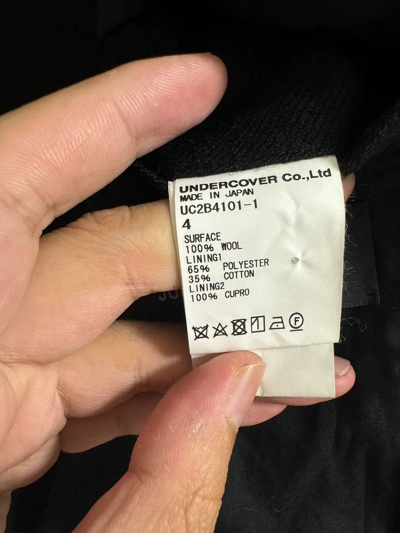 Undercover UNDERCOVER size 4 Hitchcock Wool Patch blazer 2506-Nextarr Size 38R - 7 Thumbnail
