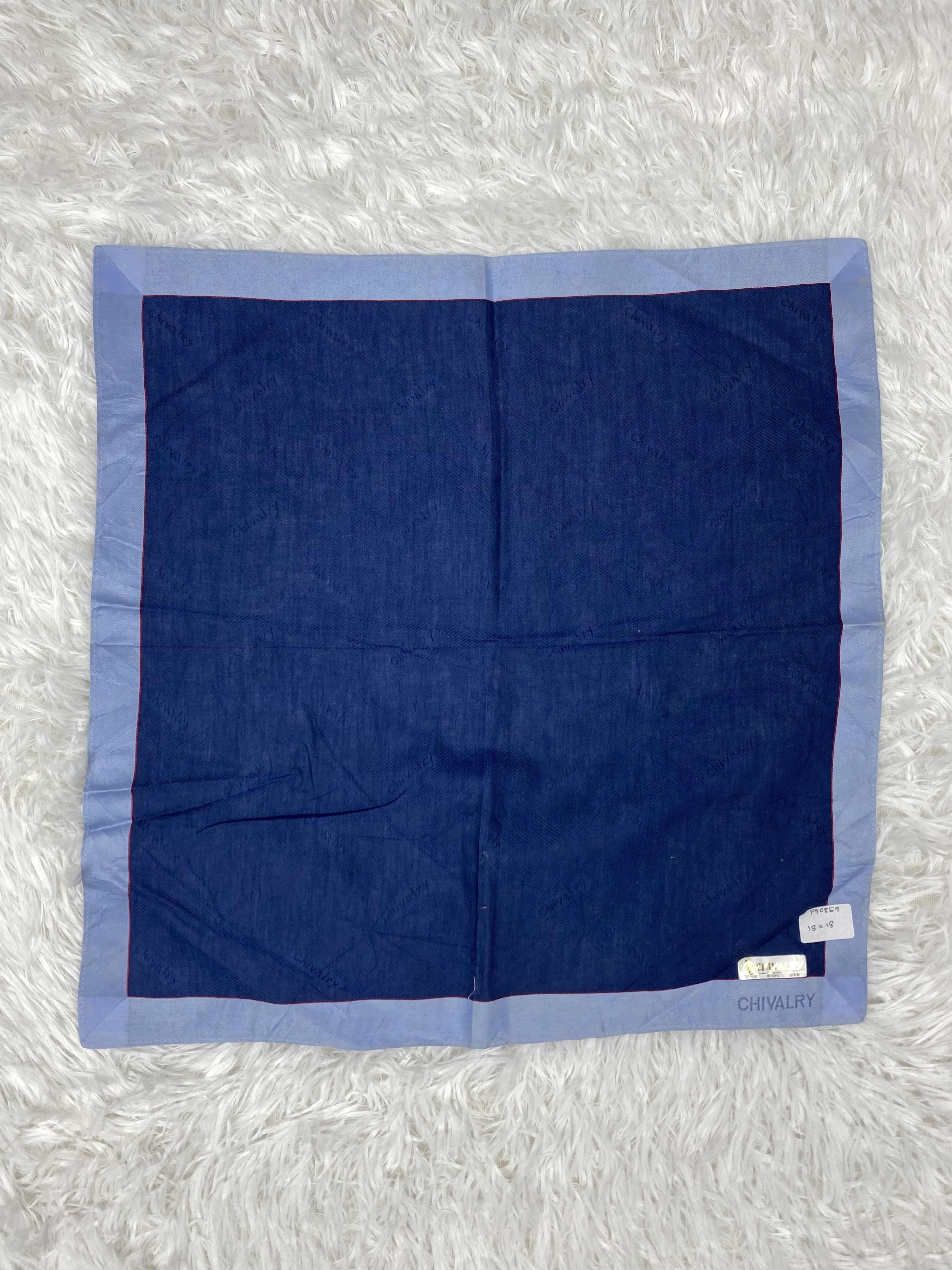 Designer × Vintage Vintage Chivalry Handkerchief Neckerchief PH0859 Size ONE SIZE - 3 Thumbnail