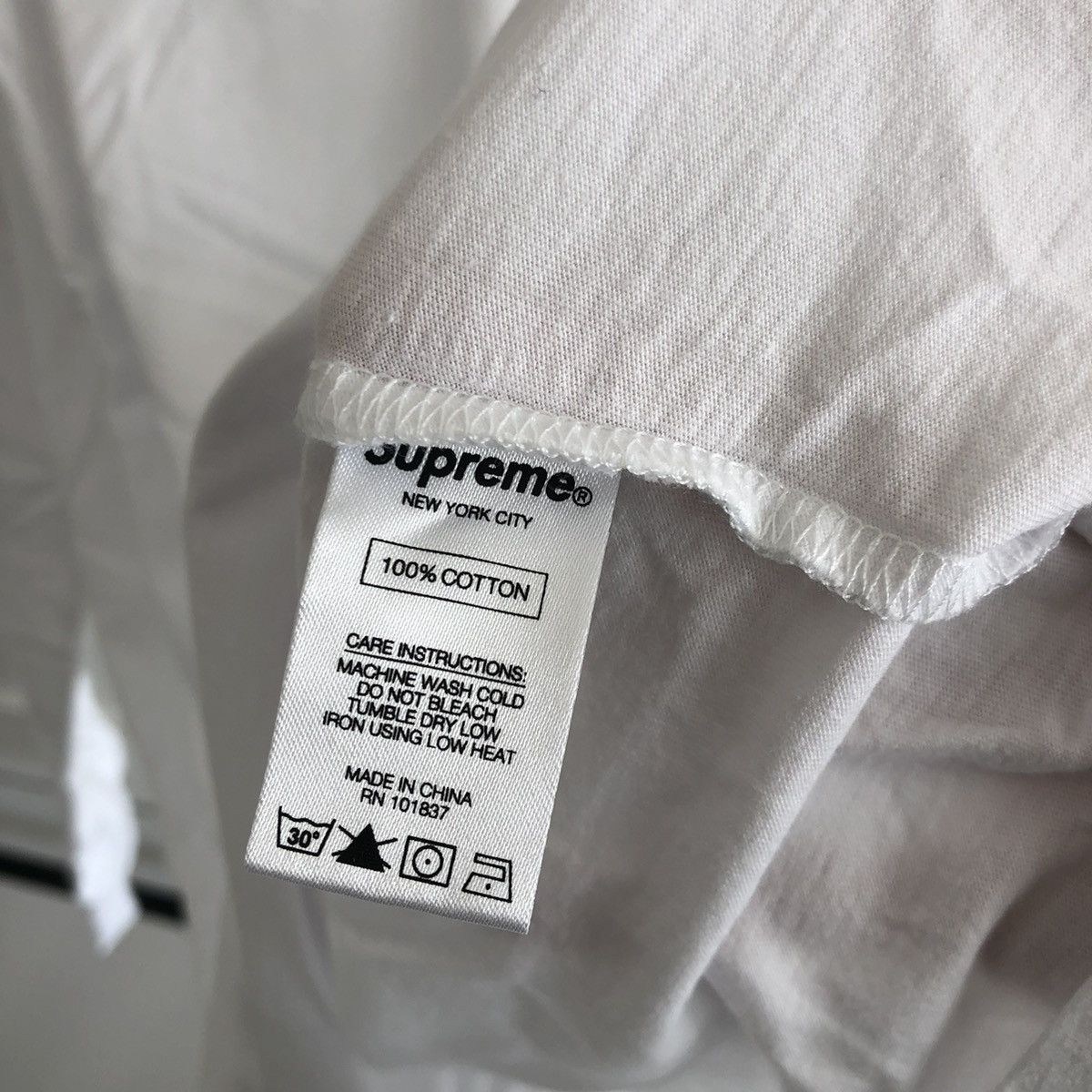 Supreme New Supreme Chest Stripe Tee LS Long Sleeve Shirt Medium Size US M / EU 48-50 / 2 - 5 Thumbnail
