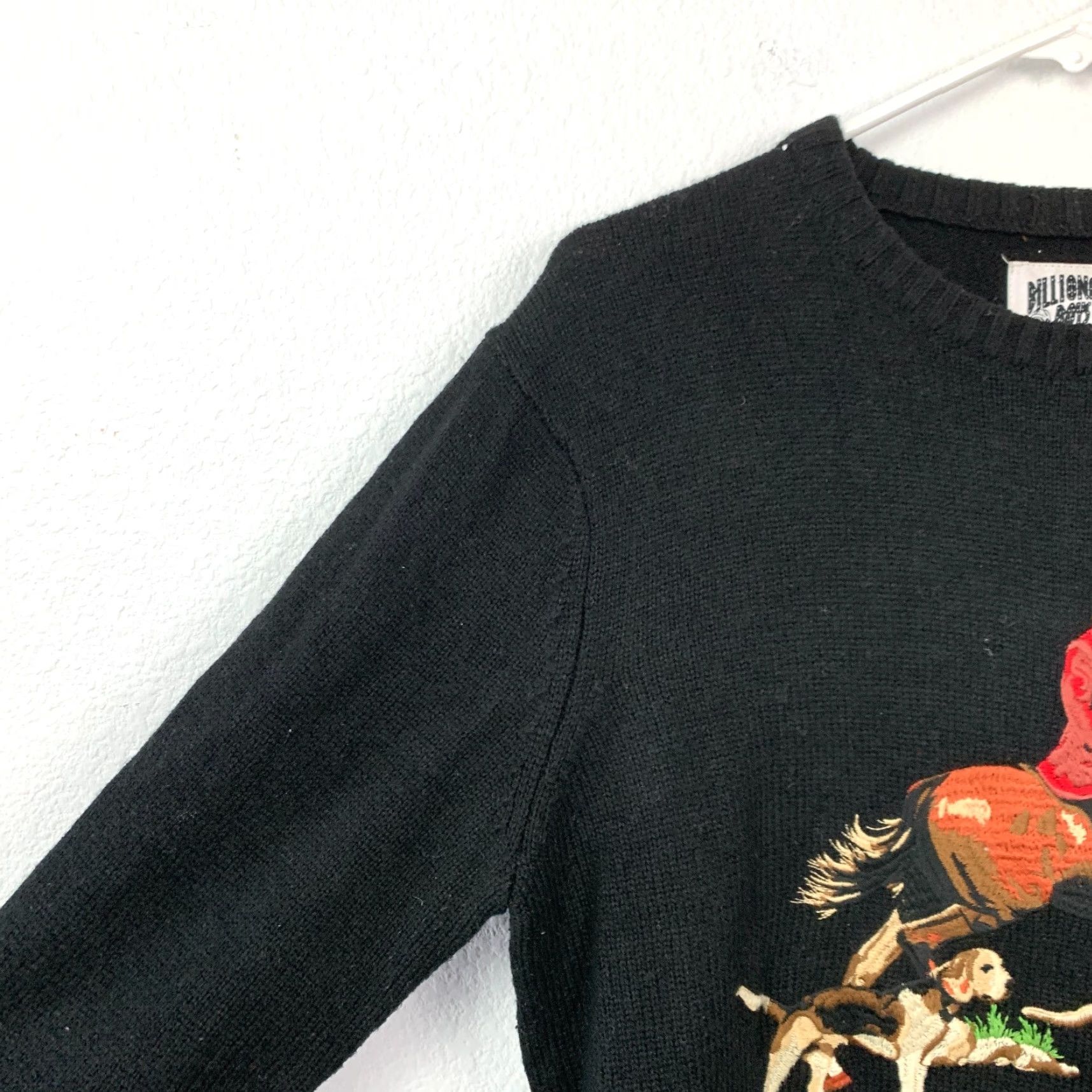 Billionaire Boys Club Billionaire Boys Club Sweater Crew Neck Wool Blend Black Small Mens Long Sleeve Pullover Casual Western Style Knit Regular Knitwear Size US S / EU 44-46 / 1 - 2 Thumbnail