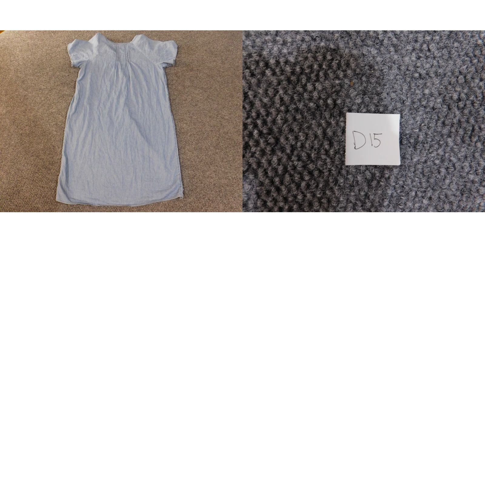 Old Navy Old Navy Dress Midi Denim Cotton A-Line Raglan Sleeve Short Sleeve Women M Blue Ruffle Flower Casual Vintage: No Size M / US 6-8 / IT 42-44 - 9 Thumbnail