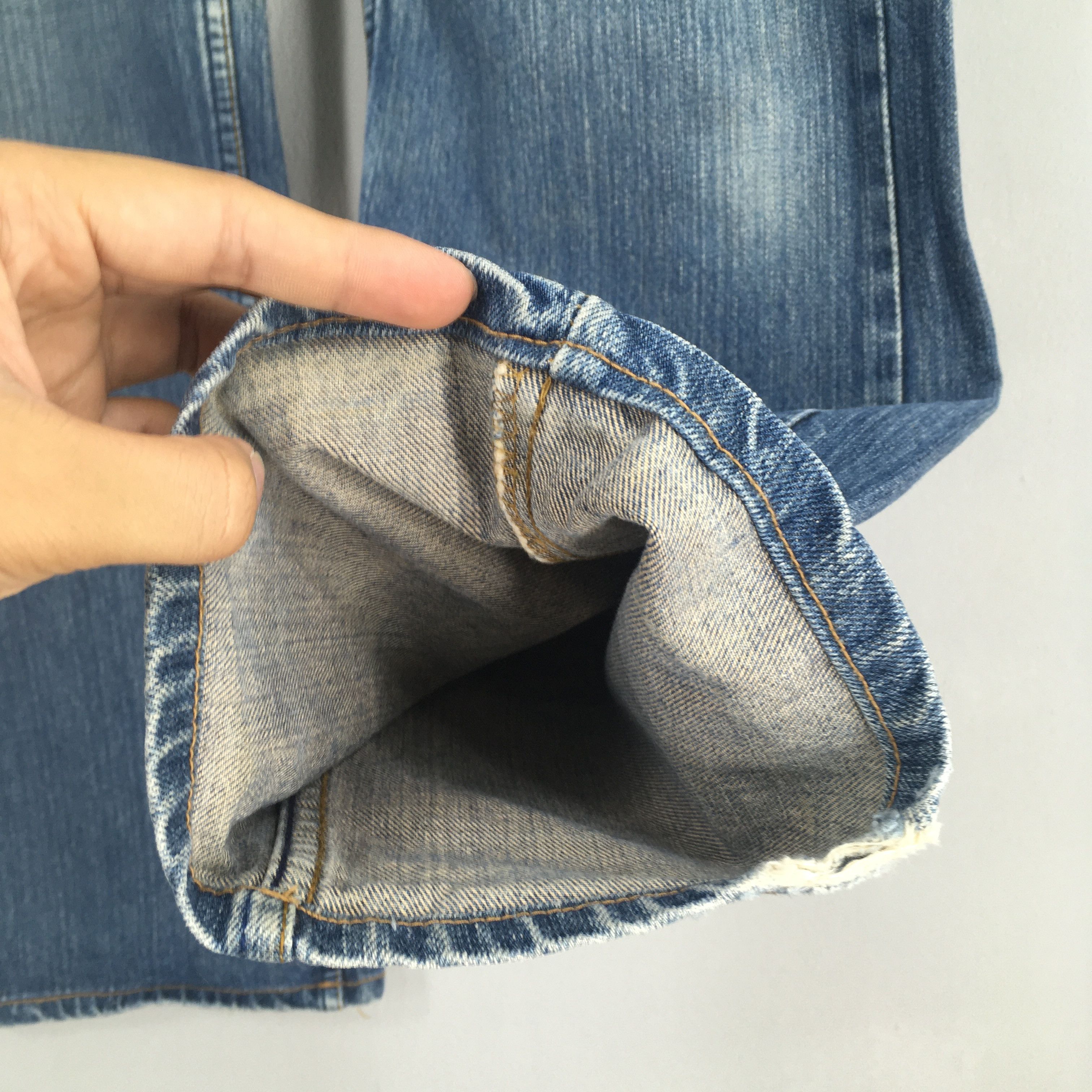 Levi's Size 31x32 Vintage 90s Levi's 512 Stonewash Blue Jeans S2069 Size US 31 - 5 Thumbnail
