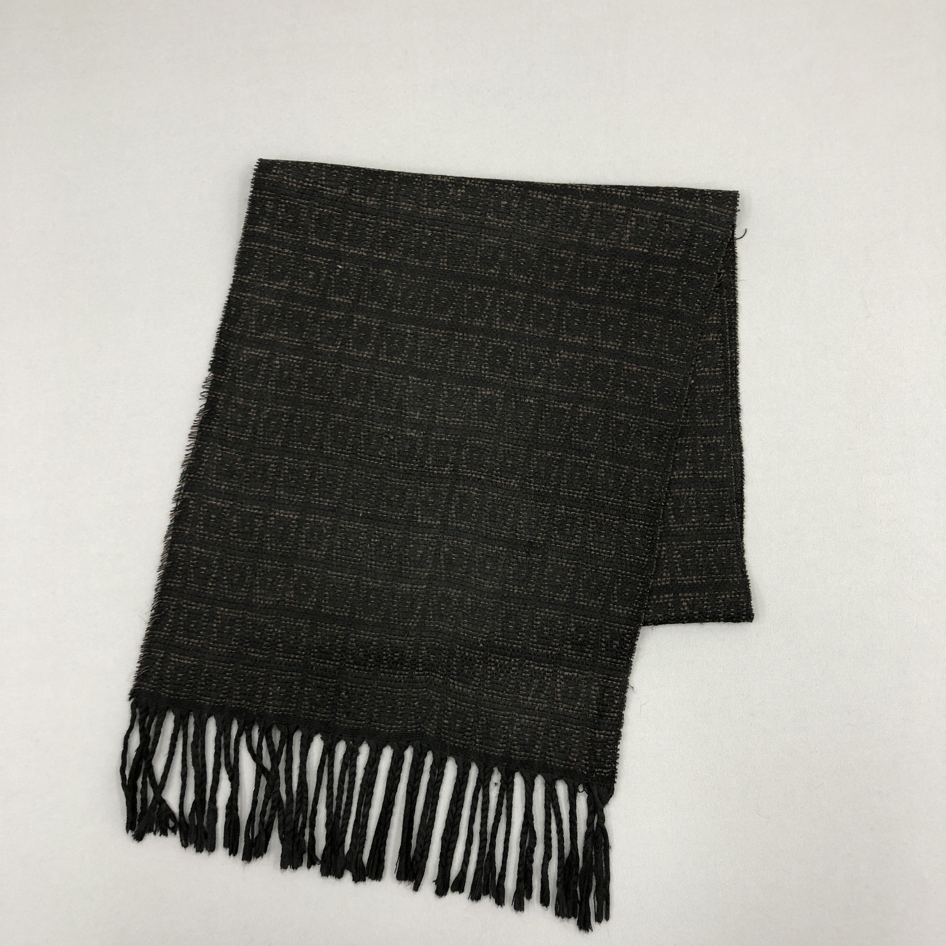 Japanese Brand Vintage Fendi Scarf FF Roma Monogram Muffler Wool Scarves Size ONE SIZE - 2 Thumbnail
