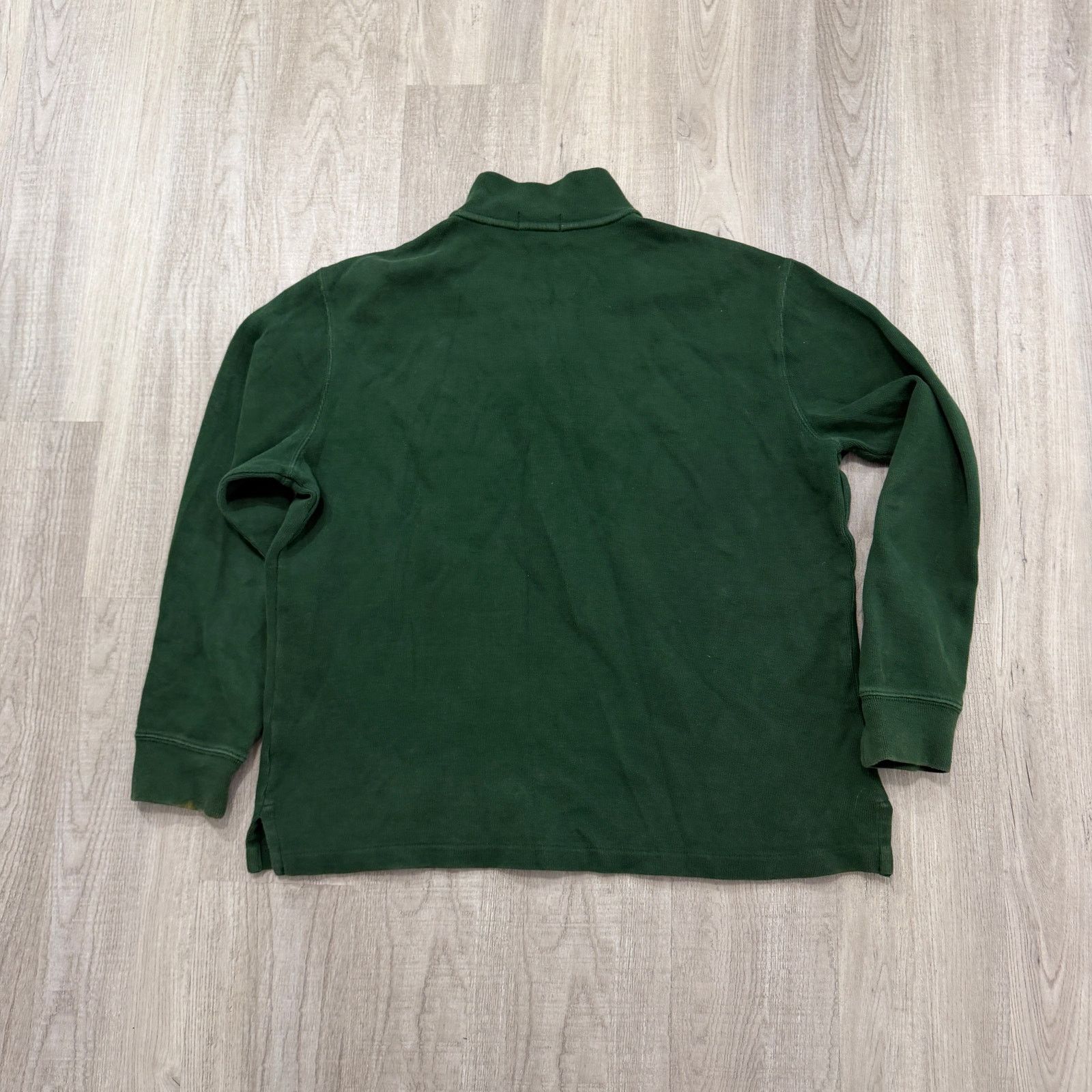 Polo Ralph Lauren Polo Ralph Lauren 1/4 Zip Sweater Men's Large Green Pullover Size US L / EU 52-54 / 3 - 6 Thumbnail