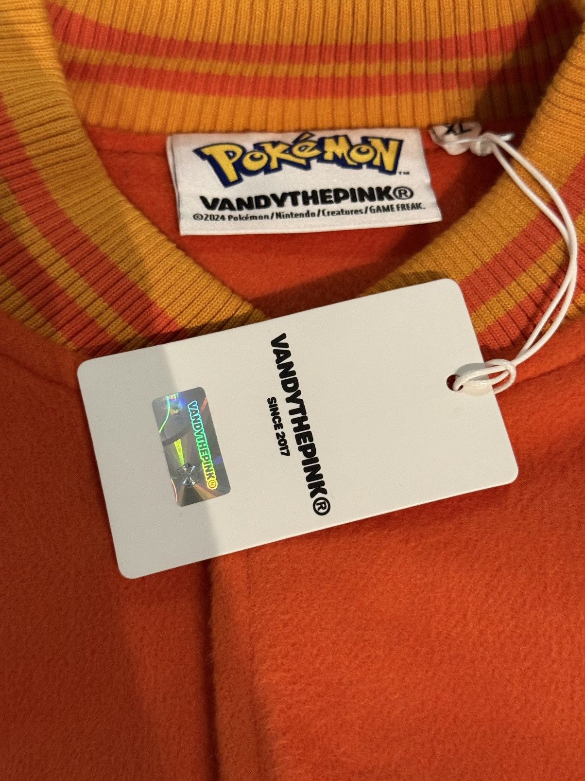 Pokemon × Vandy The Pink Charizard Varsity Jacket Size US XL / EU 56 / 4 - 8 Thumbnail