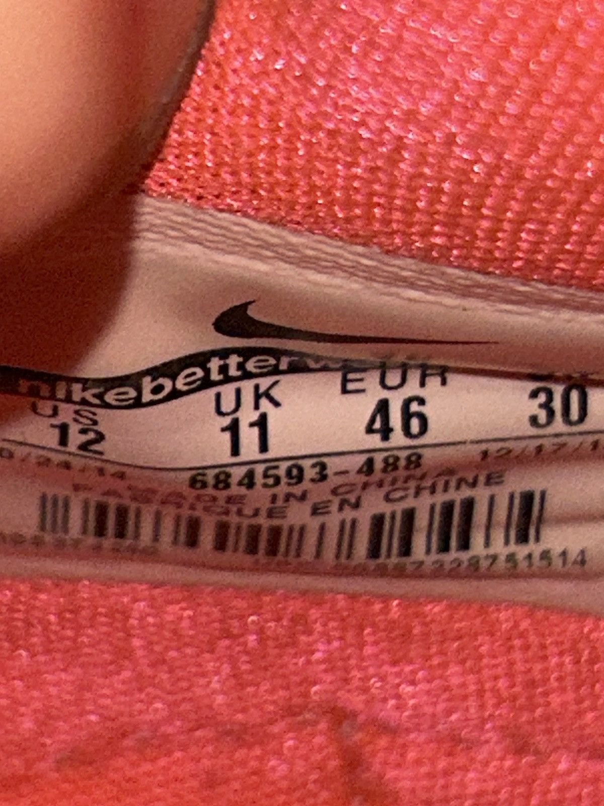 Nike Nike LeBron 12 'Easter' - 684593-488 size 12 Size US 12 / EU 45 - 10 Thumbnail