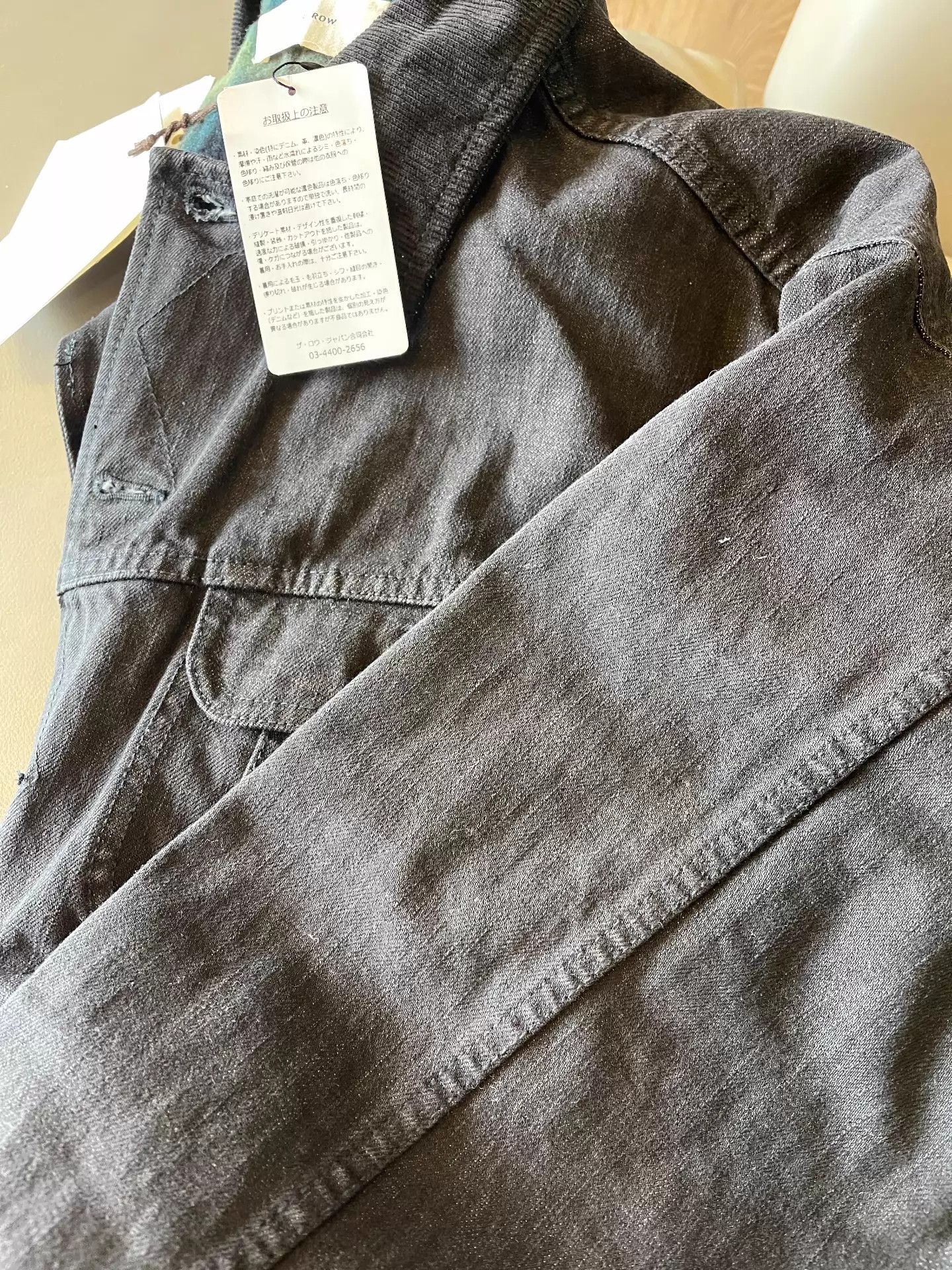 The Row the row joret denim jacket washed black corduroy collar S Size US S / EU 44-46 / 1 - 6 Thumbnail