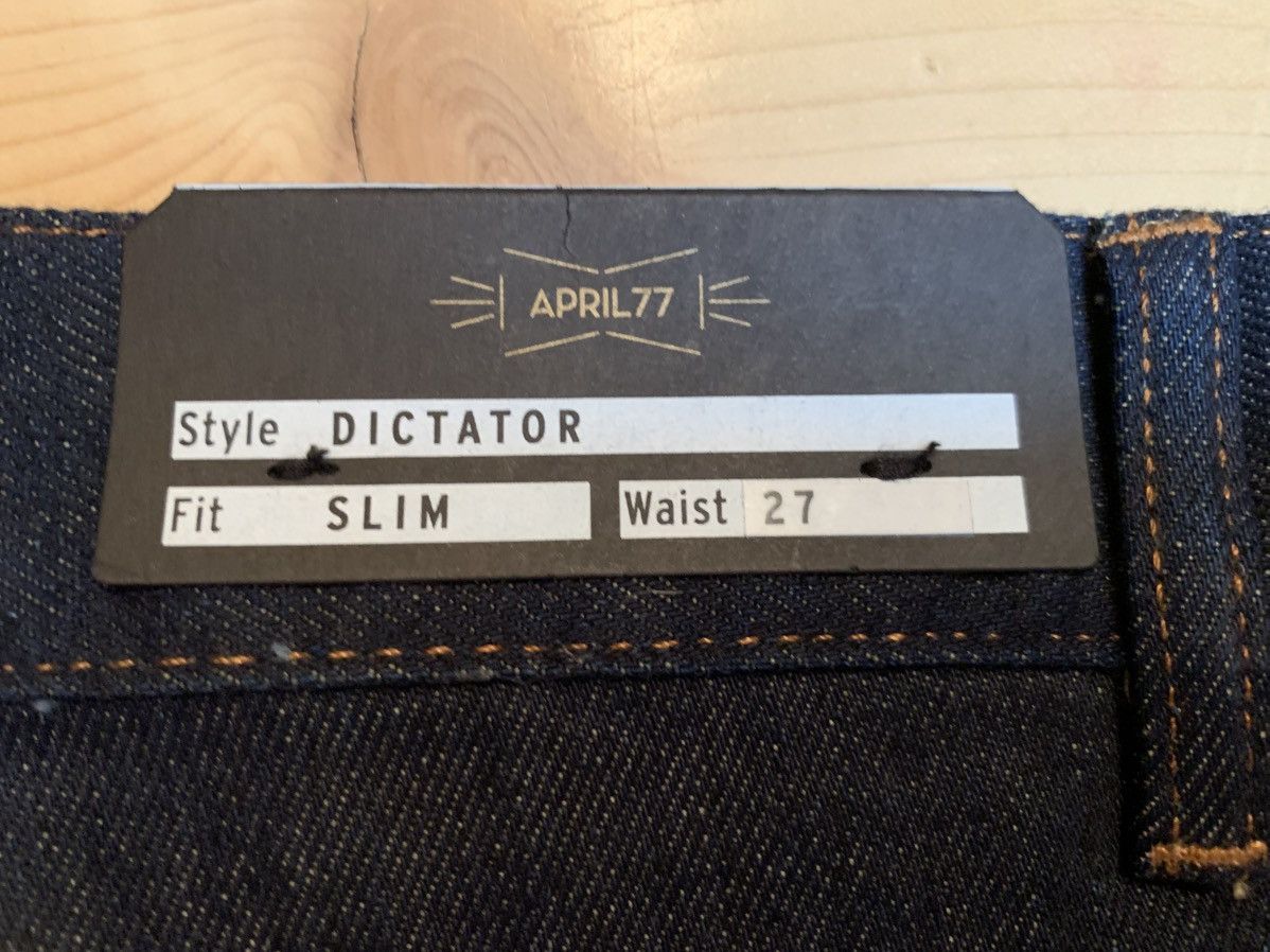 April 77 *RARE* Dictator 29/33 Stonehenge rinse Size US 29 - 10 Thumbnail
