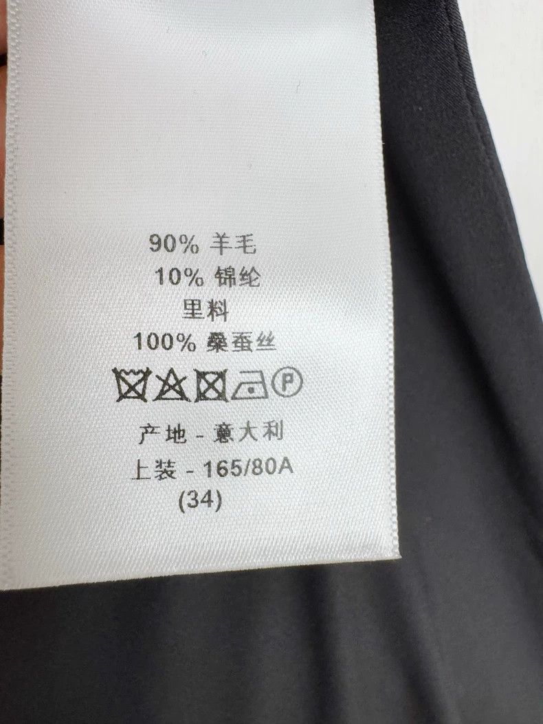 Dior Dior Wool Coat with Belt in Dark Blue-2505 Size XS / US 0-2 / IT 36-38 - 5 Thumbnail
