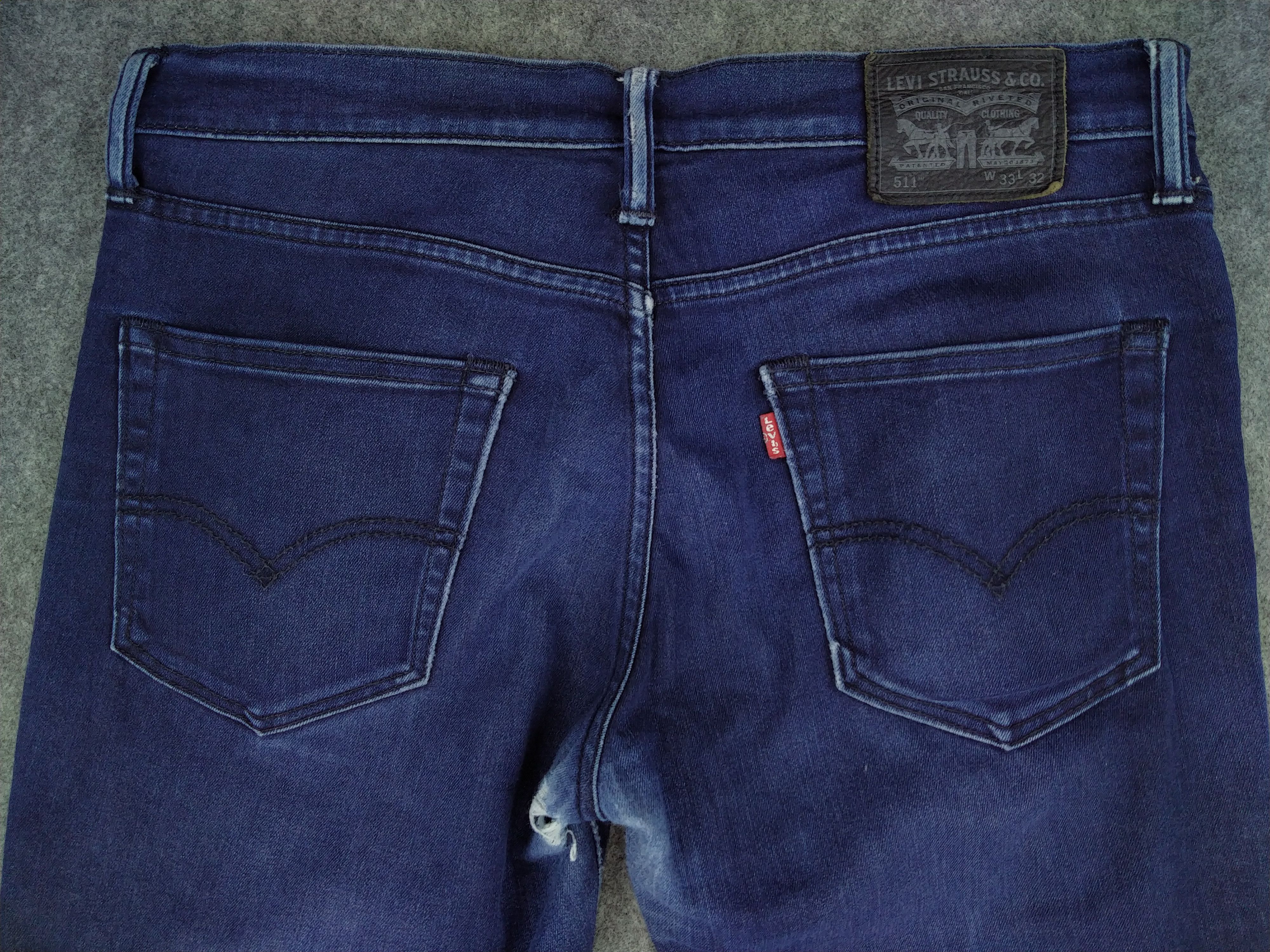 Levi's Dark Blue Levi's 511 Denim 34x29 -JN274 Size US 34 / EU 50 - 4 Thumbnail