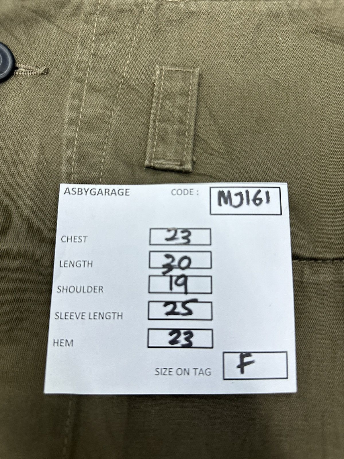 14th Addiction × PPFM × Vintage Vintage PPFM Army Green Jacket MJ161 Size US M / EU 48-50 / 2 - 11 Thumbnail