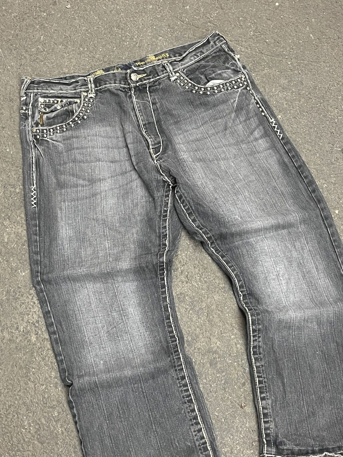JNCO Y2k baggy fit jnco style grunge opium skater emo cyber rare Size US 38 / EU 54 - 6 Thumbnail