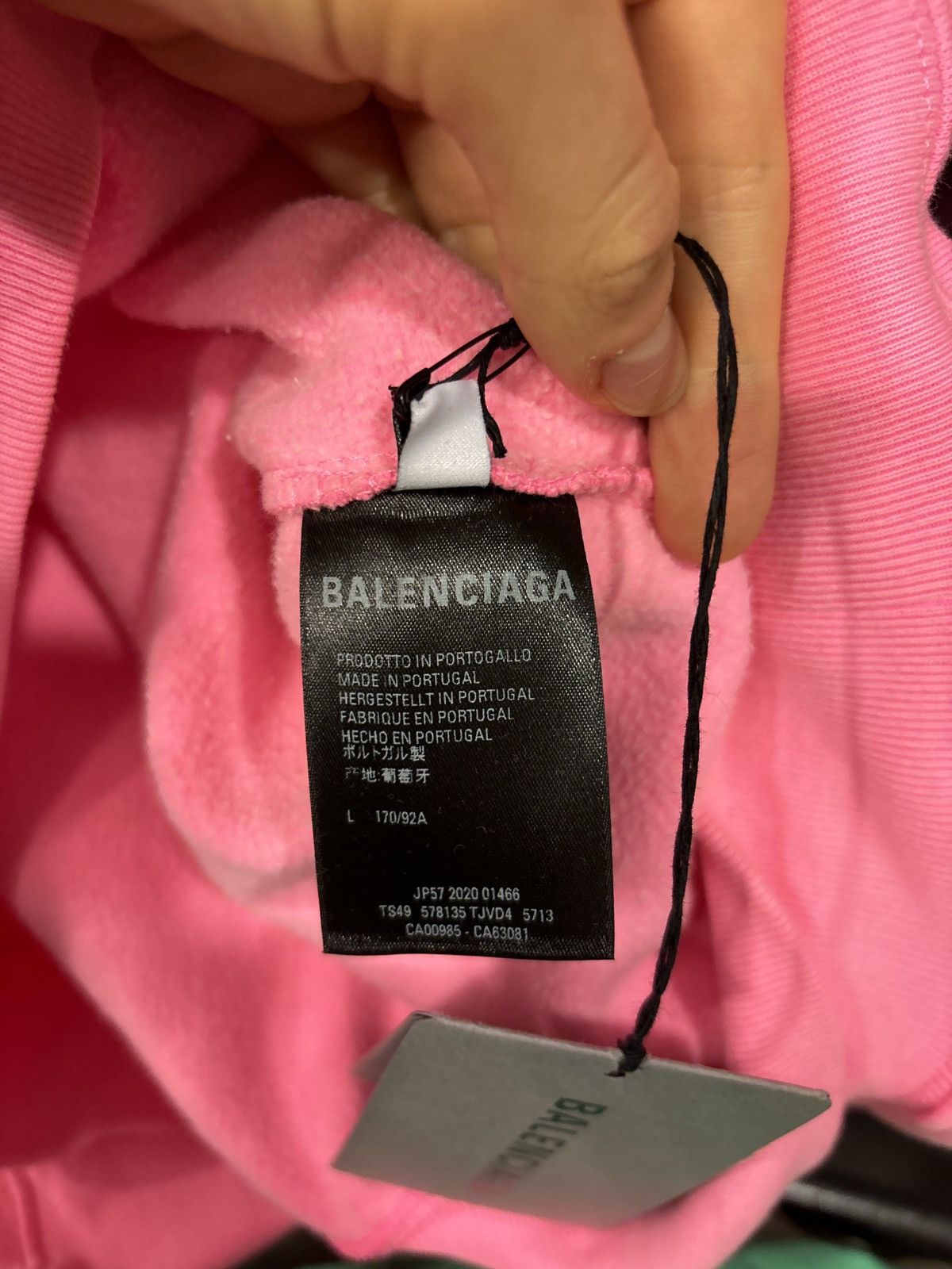 Balenciaga Balenciaga Pink Campaign Logo Hoodie Size US L / EU 52-54 / 3 - 5 Thumbnail