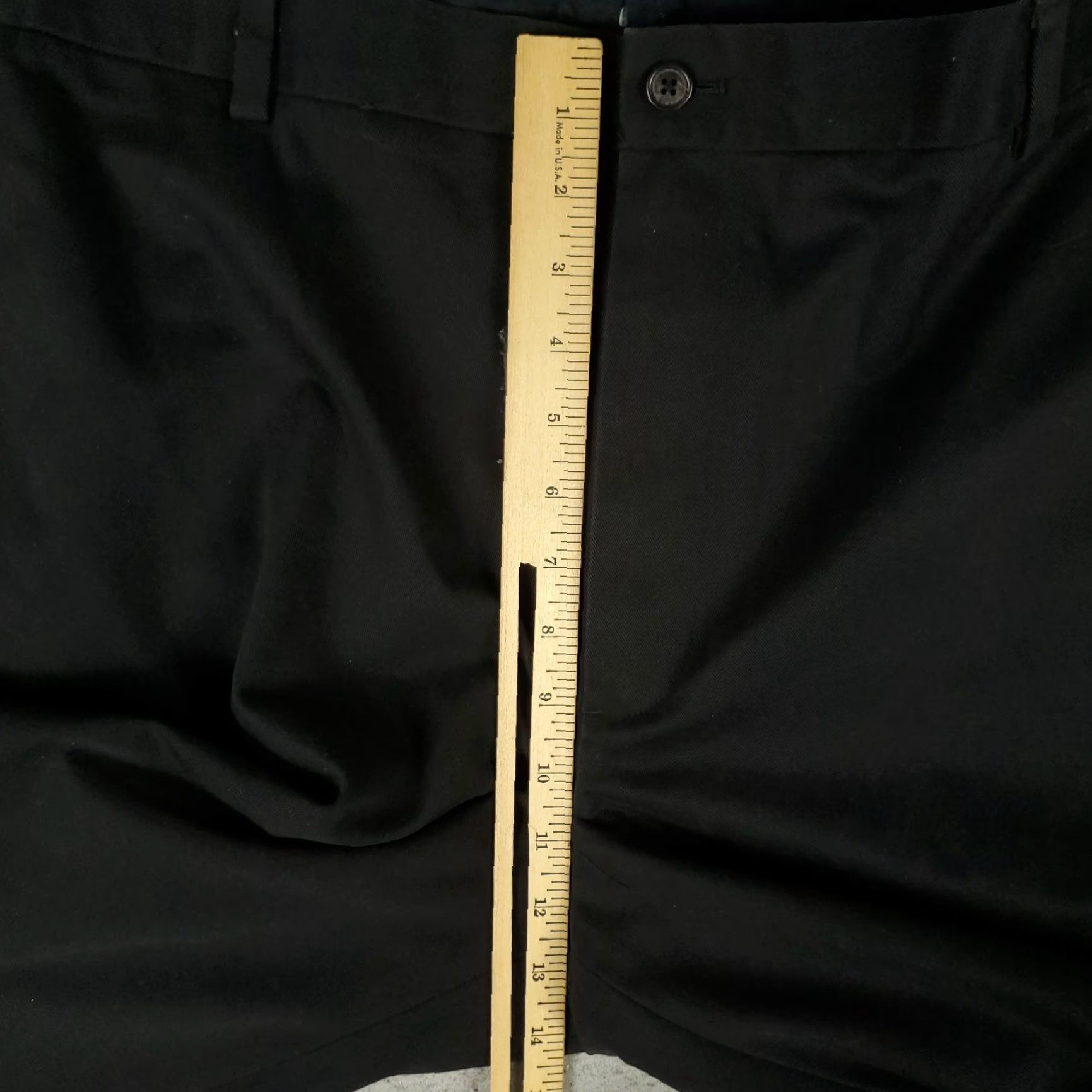Brooks Brothers VINTAGE Brooks Brothers Mens Pants Size 42x28.5 Black Chino Flat Front Business Casual Formal Size US 42 / EU 58 - 4 Thumbnail