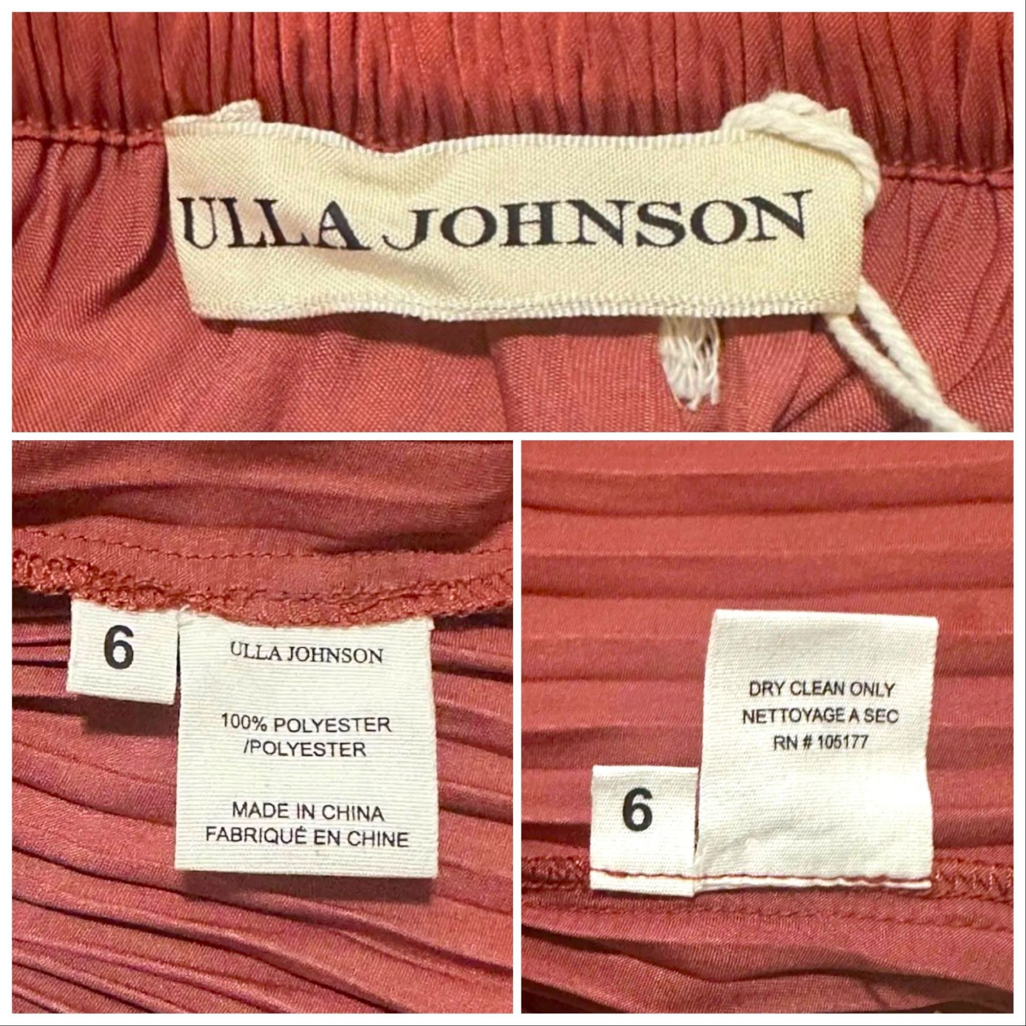 Ulla Johnson ULLA JOHNSON Wren Midi Skirt, Desert Rose, Size 6, New with Size 28" / US 6 / IT 42 - 4 Thumbnail