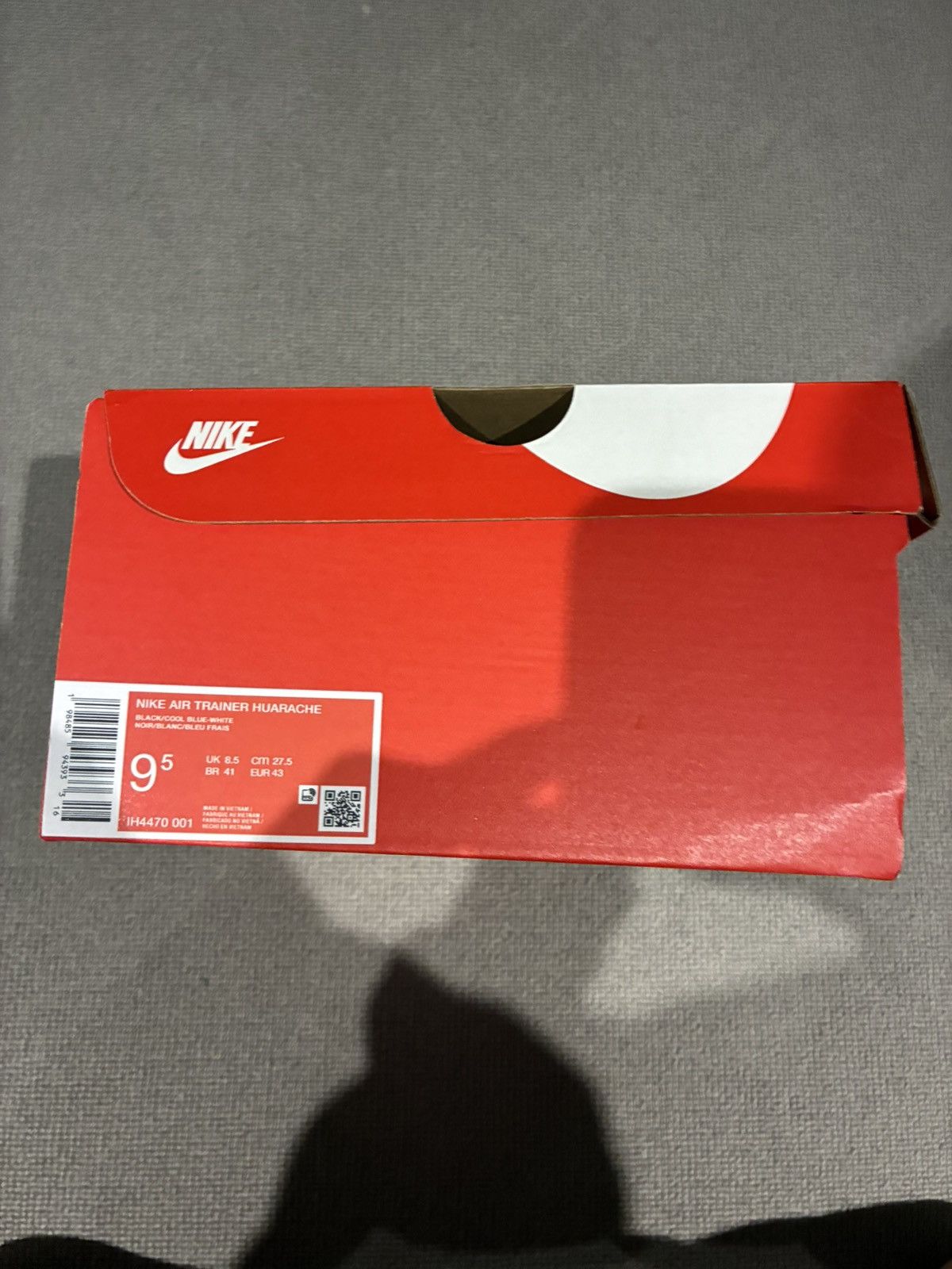 Nike Nike Air Trainer Huarache OG Black Cool Blue Men 8.5uk Size US 8.5 / EU 41-42 - 5 Thumbnail