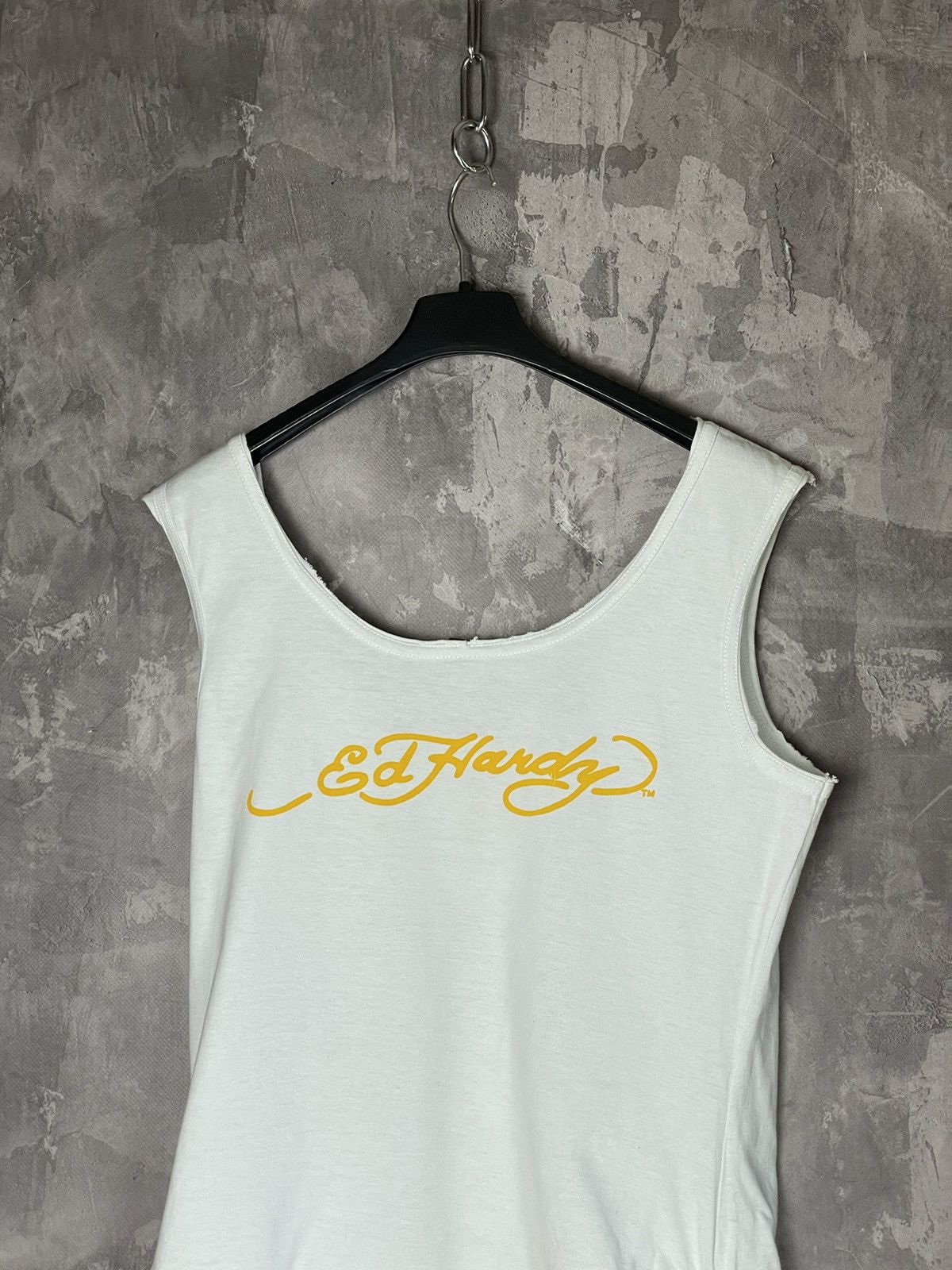 Ed Hardy Vintage Ed Hardy By Christian Audigier Sleeveles Shirt Size US XXL / EU 58 / 5 - 9 Thumbnail