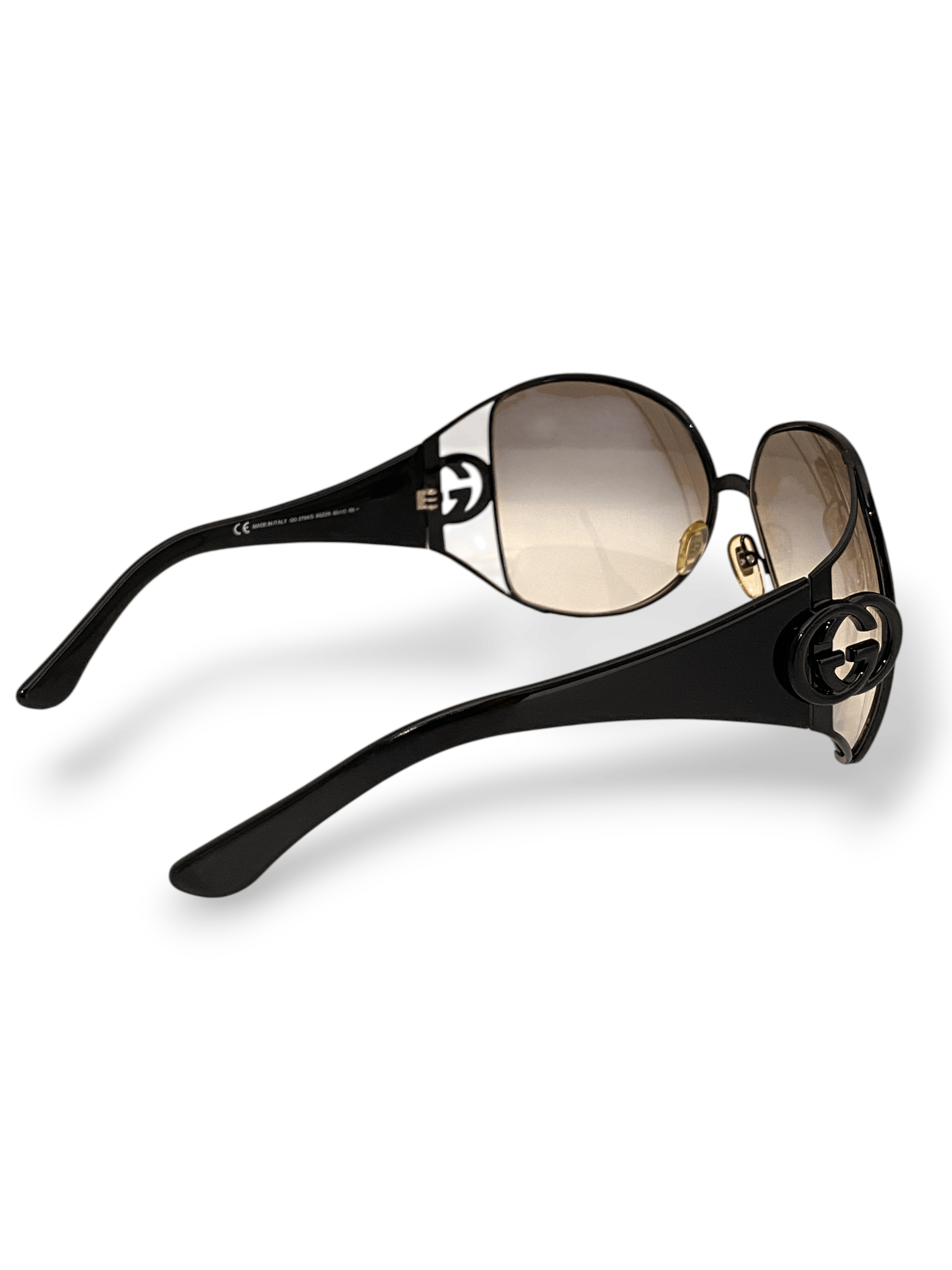 Gucci Gucci x Tom Ford GG Logo Black Oversized Sunglasses Y2K Size ONE SIZE - 10 Thumbnail