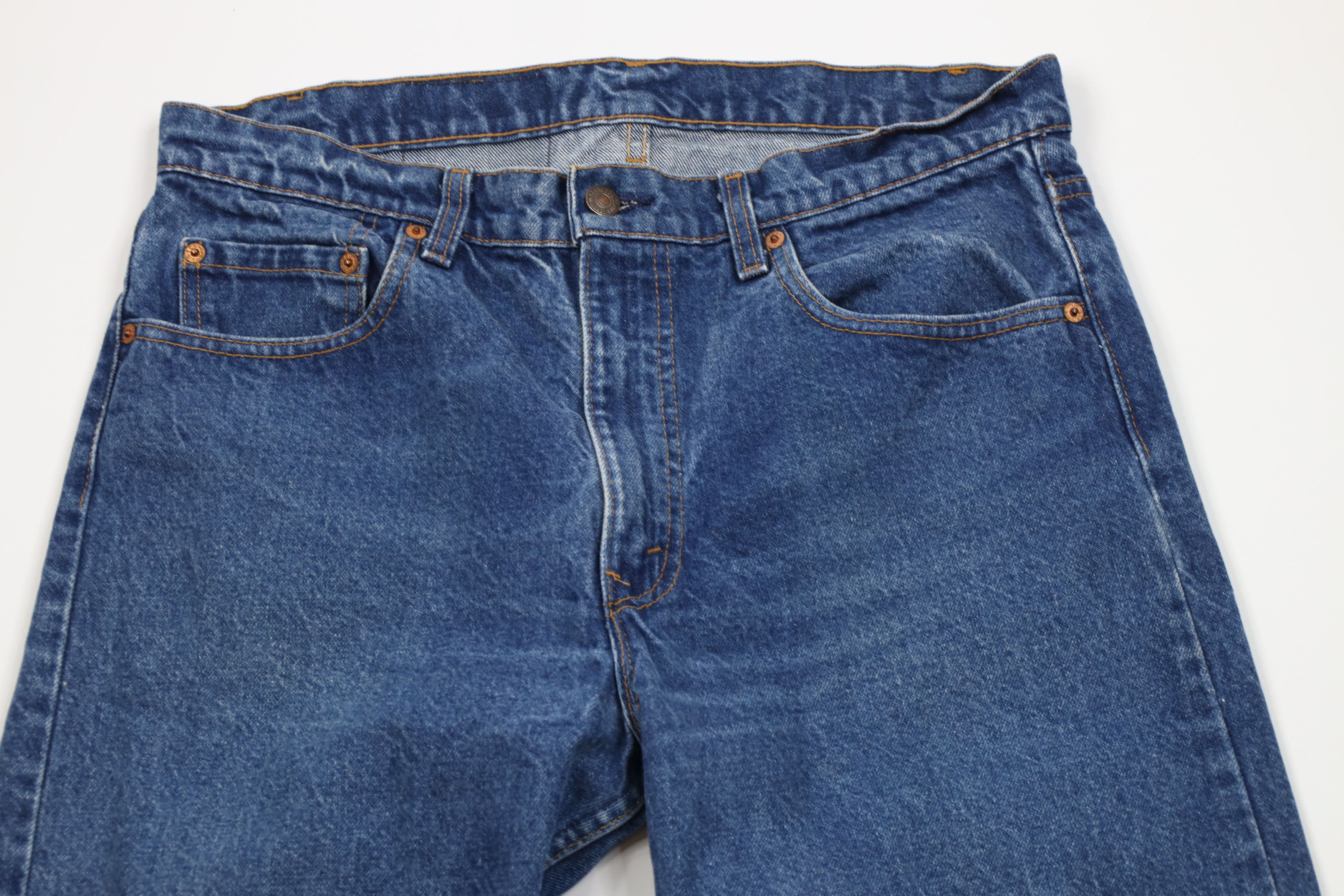 Levi's Vintage 80s Levis 505xx Regular Straight Leg Jeans USA Size US 36 / EU 52 - 2 Thumbnail