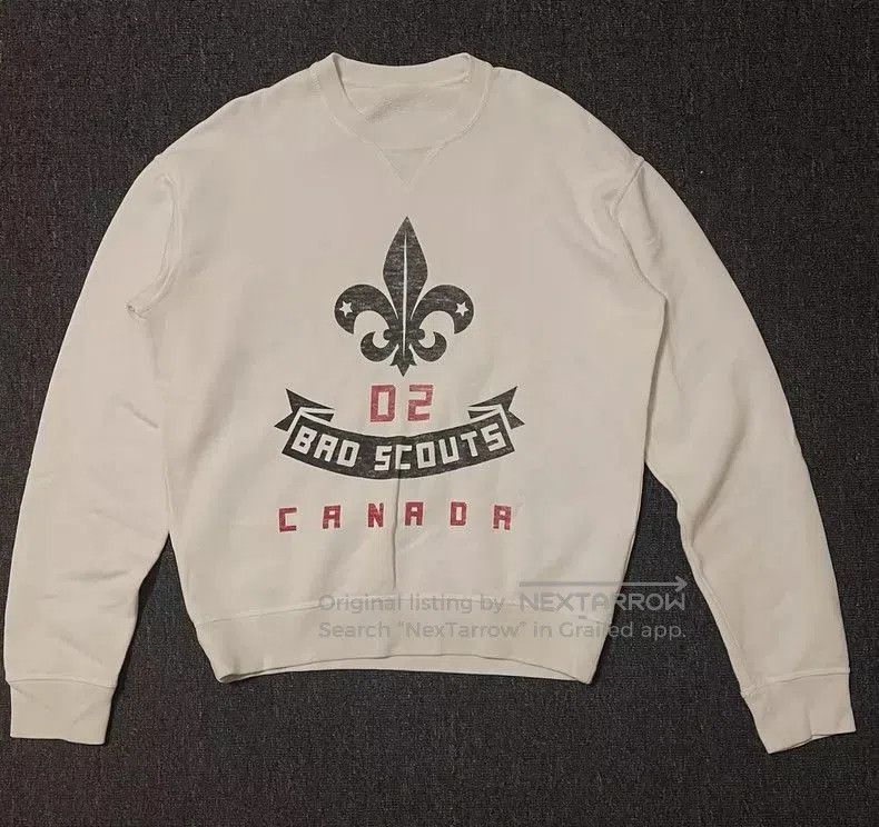 Dsquared2 Dsquared2 White Bad Scouts Sweatshirt. Size US M / EU 48-50 / 2 - 2 Thumbnail