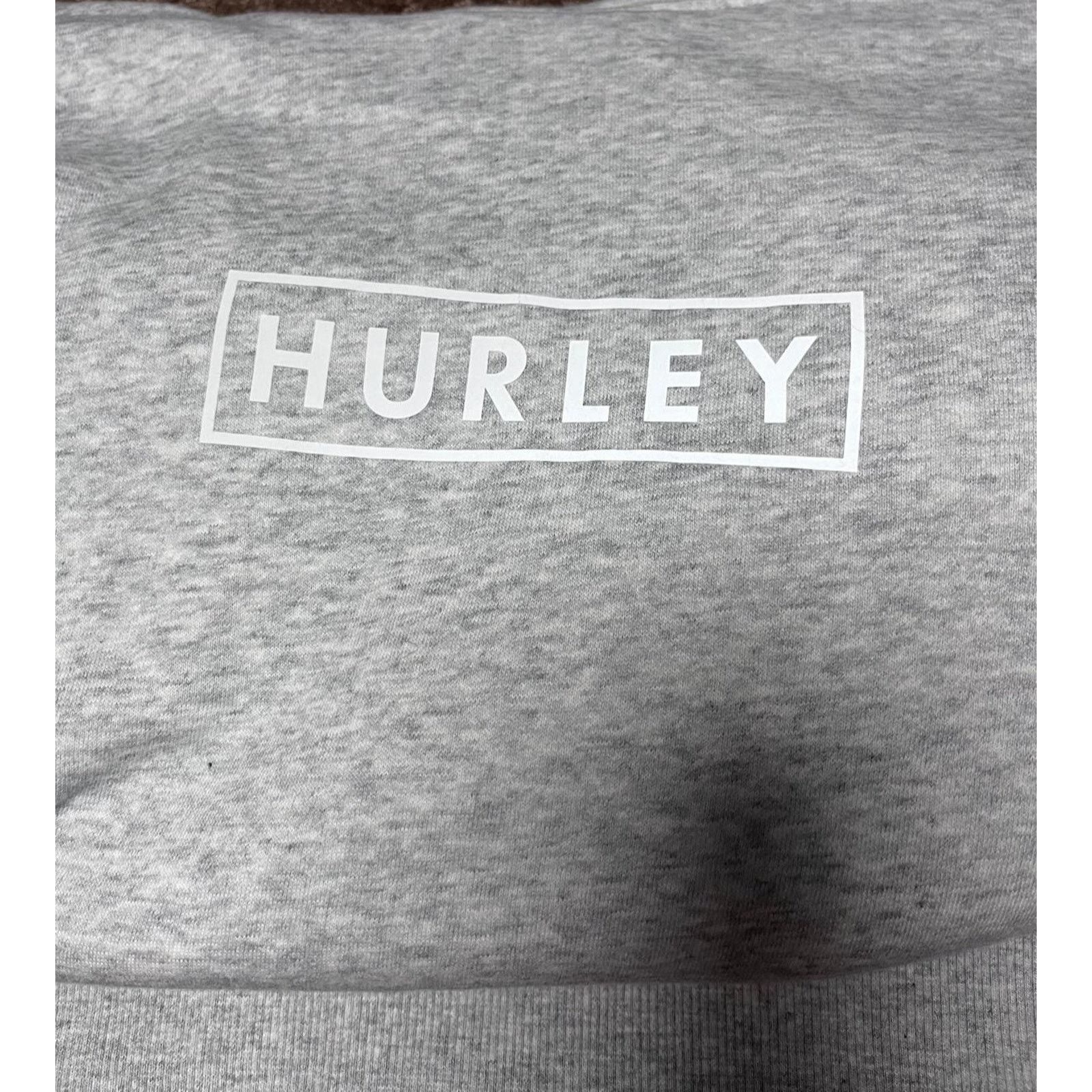 Hurley 👟 Hurley Logo Hoodie – Light Gray Size L Size US L / EU 52-54 / 3 - 4 Thumbnail