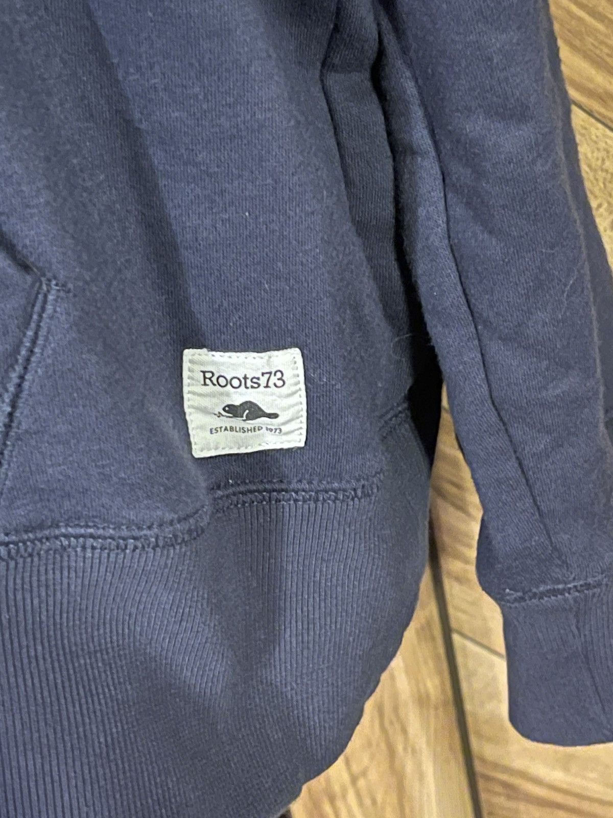 Roots Roots 73 Men's 2XL Dark Blue Full Zip Hoodie Sweatshirt Size US XXL / EU 58 / 5 - 4 Thumbnail