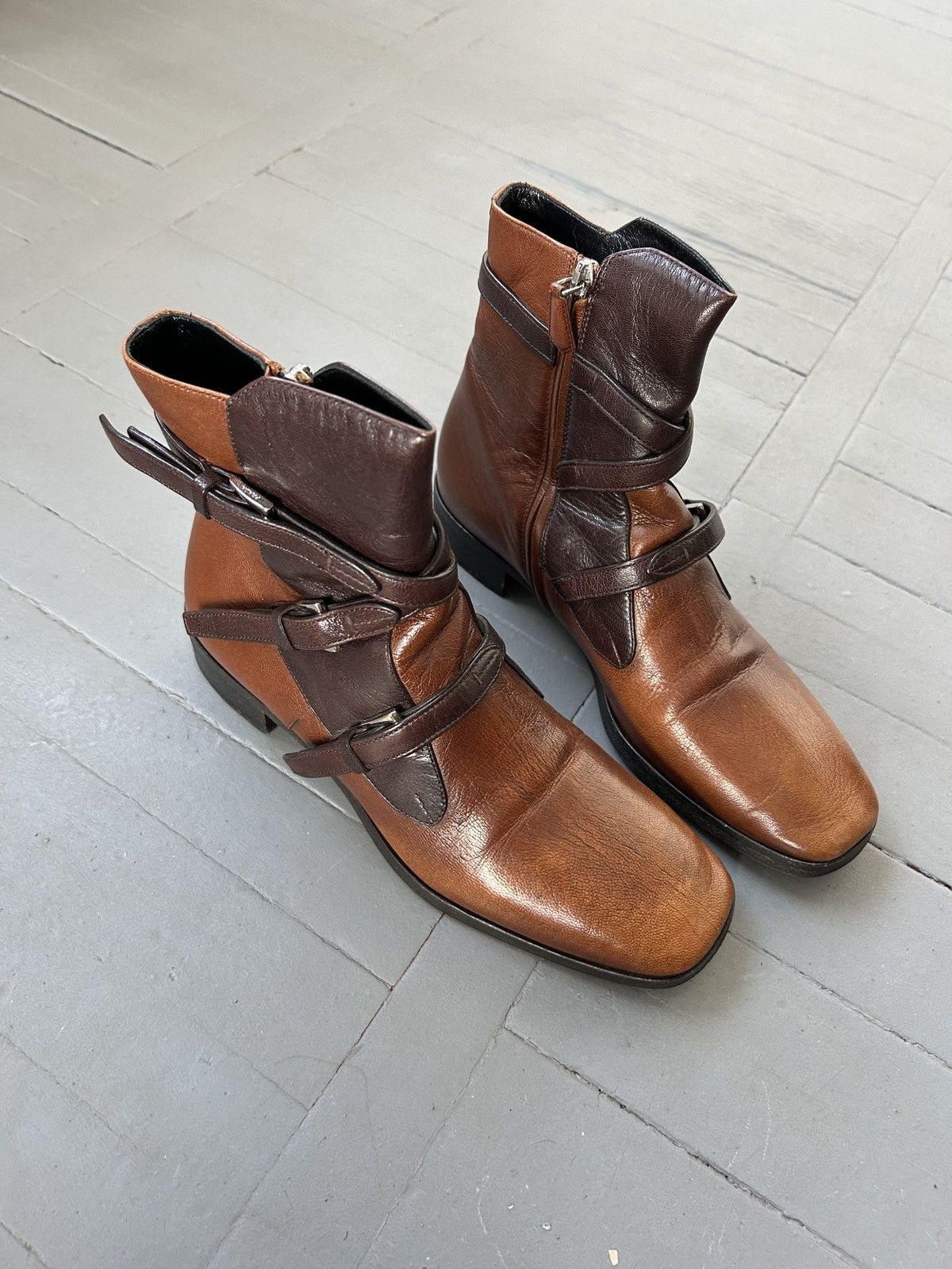 Prada Prada leather boots Size US 7.5 / IT 37.5 - 8 Thumbnail