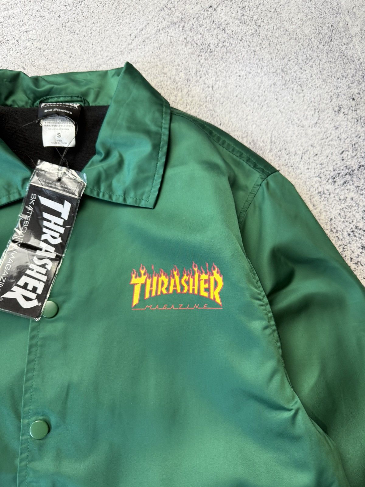 Thrasher VINTAGE THRASHER COACH JACKET SK8 Rare Size US S / EU 44-46 / 1 - 8 Thumbnail