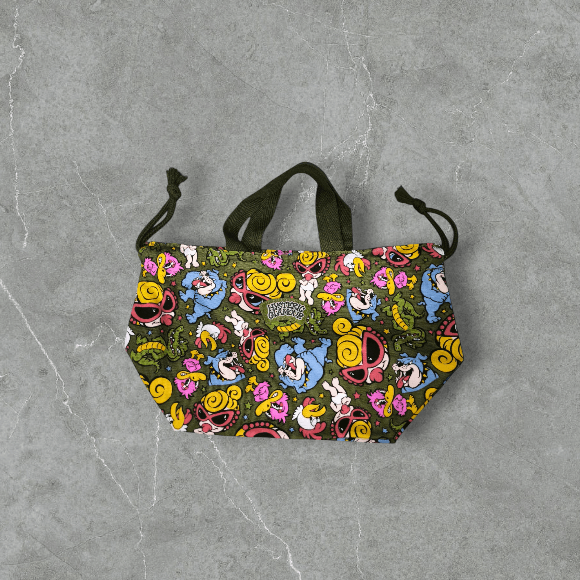 Hysteric Glamour × Japanese Brand × Vintage Hysteric Glamour Small Mini Tote Fullprint Bag Size ONE SIZE - 3 Thumbnail