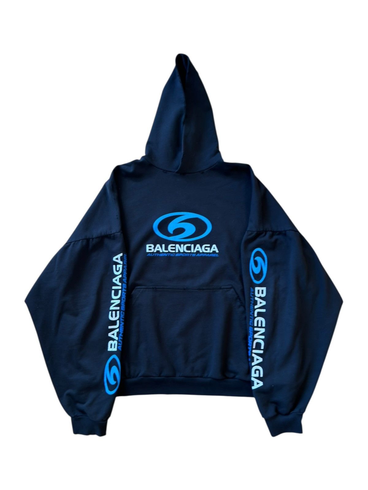 Balenciaga BALENCIAGA DEMNA SURFER SPORT HOODIE SIZE 3 Size US L / EU 52-54 / 3 - 5 Thumbnail