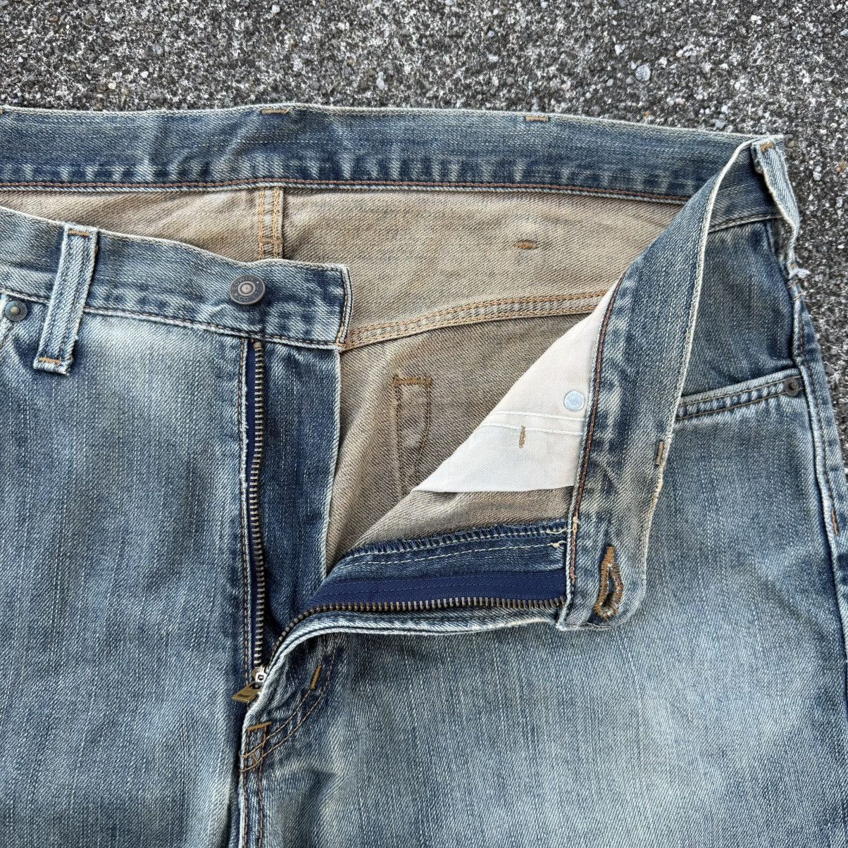 Edwin W40 VINTAGE EDWIN RUSTY DENIM FADED JEAN PANTS Size US 40 / EU 56 - 7 Thumbnail