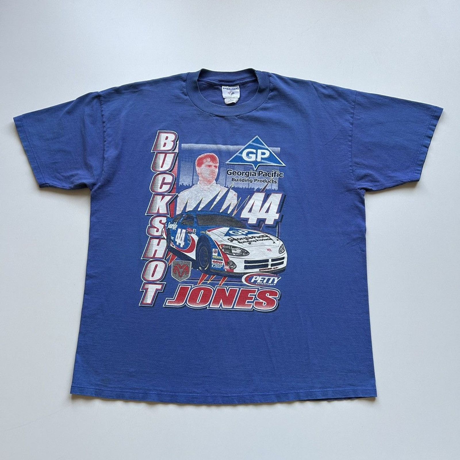 Jerzees Vintage Y2K Nascar Racing Buckshot Dodge Graphic T Shirt XL Size US XL / EU 56 / 4 - 1 Thumbnail