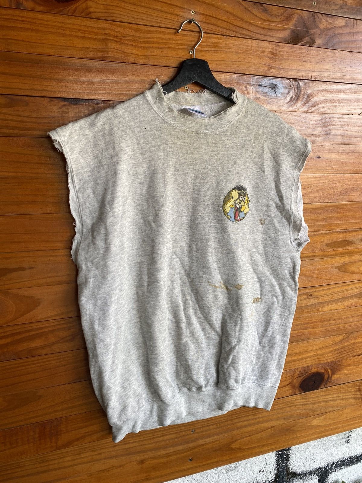 Vintage Vintage 1988 Tultex Sleeveless Sweatshirt Buckley Designs Size US L / EU 52-54 / 3 - 5 Thumbnail