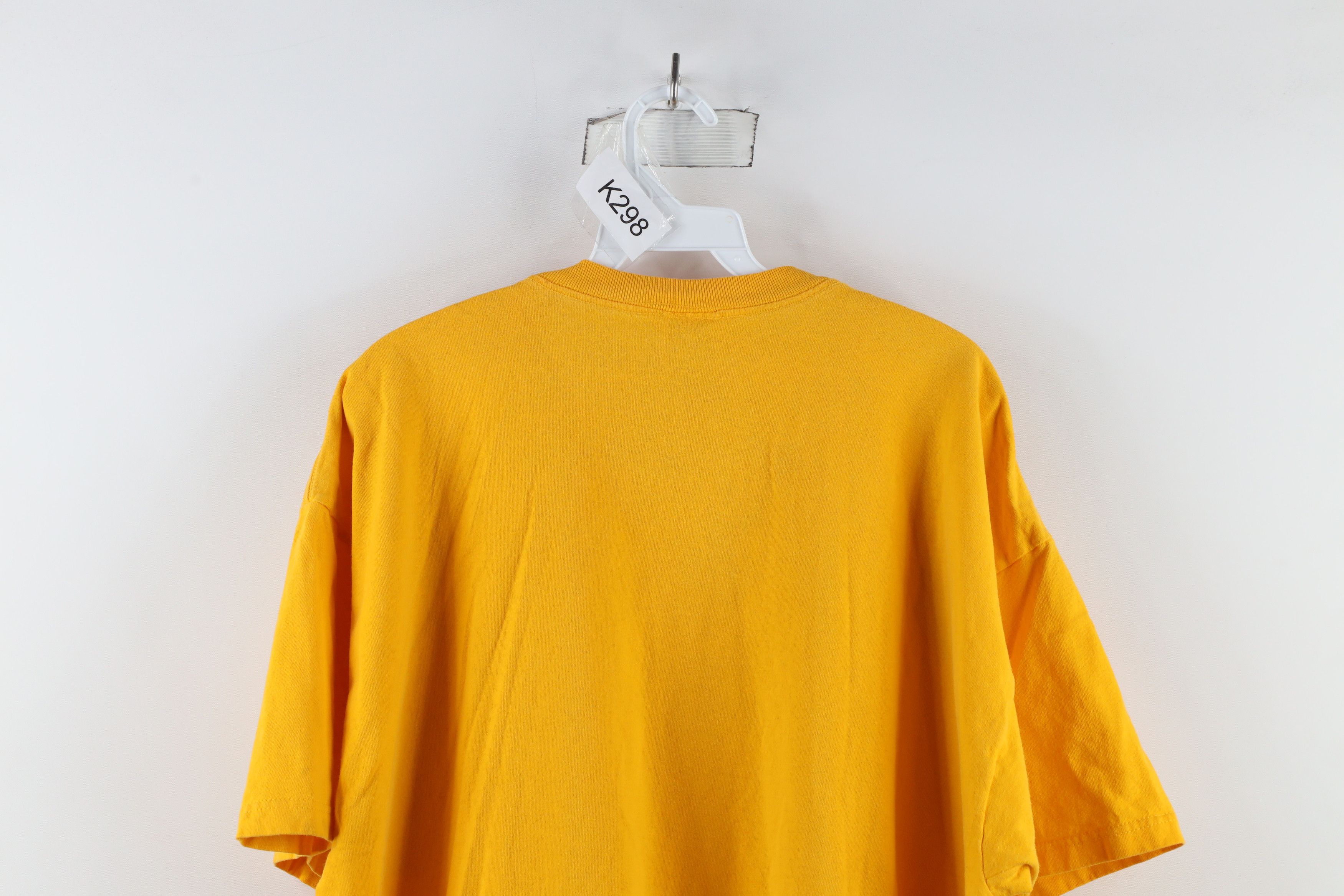 Vintage Vintage 90s Spell Out University of Michigan T-Shirt Maize Size US XXL / EU 58 / 5 - 11 Thumbnail