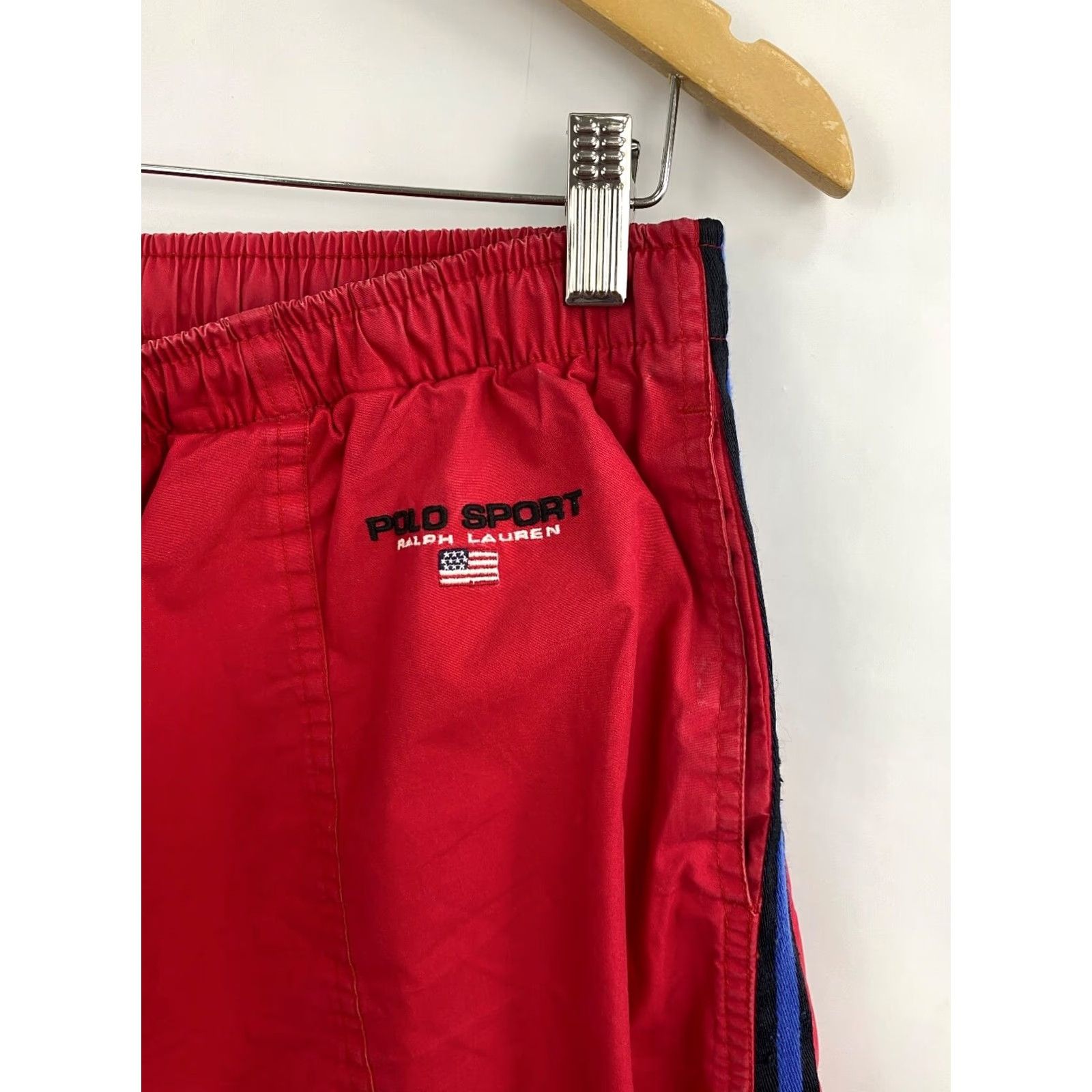 Polo Ralph Lauren VINTAGE Polo Ralph Lauren Pants Men L Red 90s Polo Sport Retro Hype Size US L / EU 52-54 / 3 - 6 Thumbnail