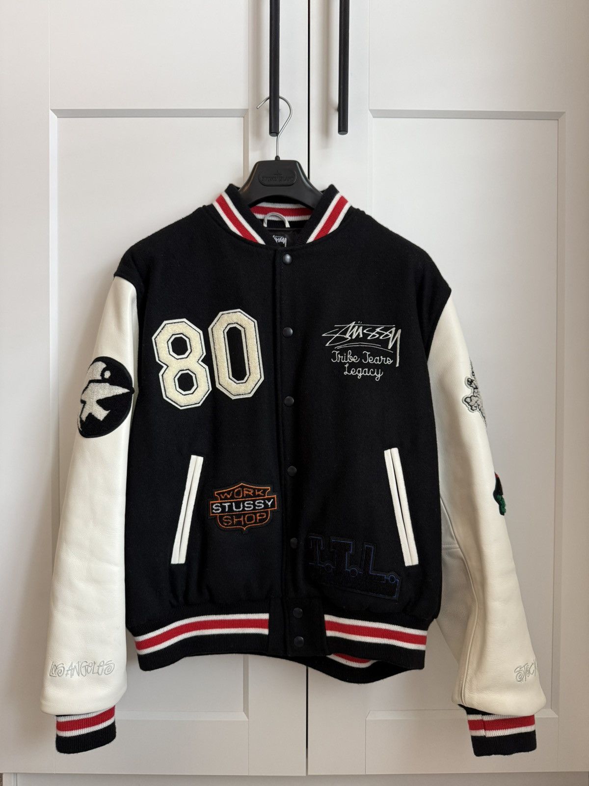ジャケット・アウター our legacy varsity jacket 48 Stüssy x Denim Tears x Our Legacy Varsity Jacket: StockX