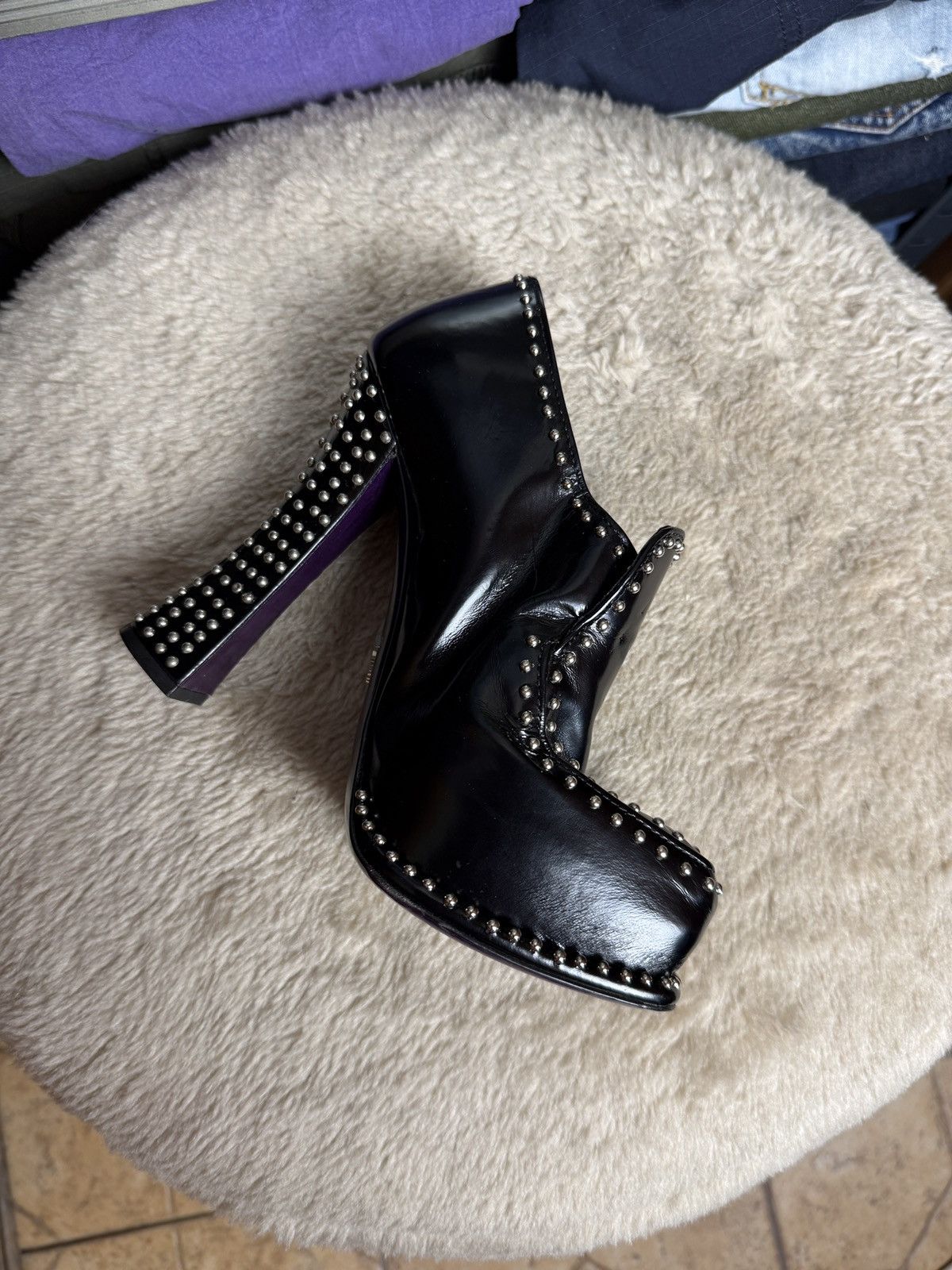 Prada PRADA Platform Heels Shoes y2k Over Metal archive Punk Size US 7 / IT 37 - 6 Thumbnail