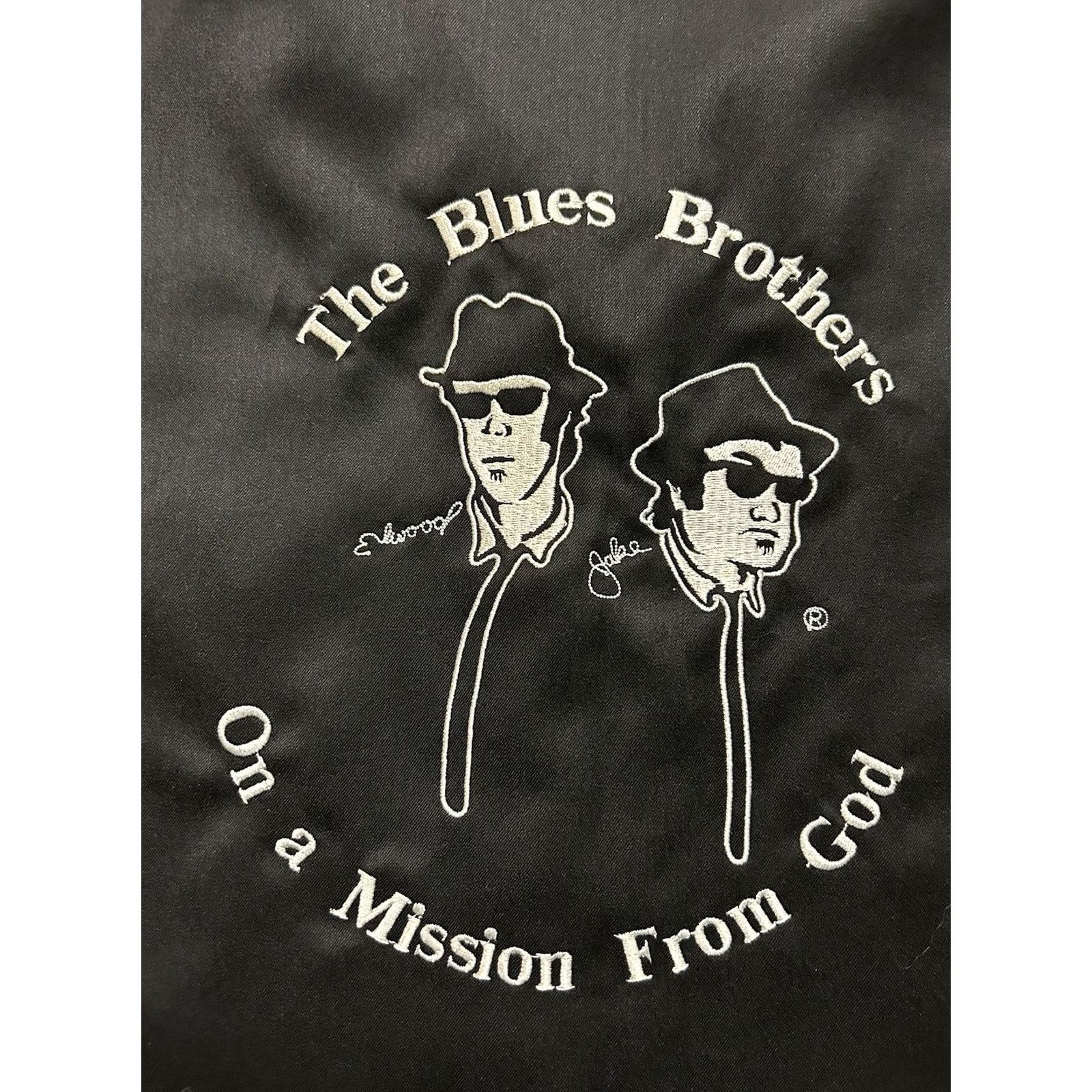 Vintage VINTAGE House of Blues Button-Up Shirt Mens M Black Short Sleeve Embroidered Pockets Solid Button-Front Classic Bl ues Brothers Bowling Elwood 90s Size US M / EU 48-50 / 2 - 2 Thumbnail