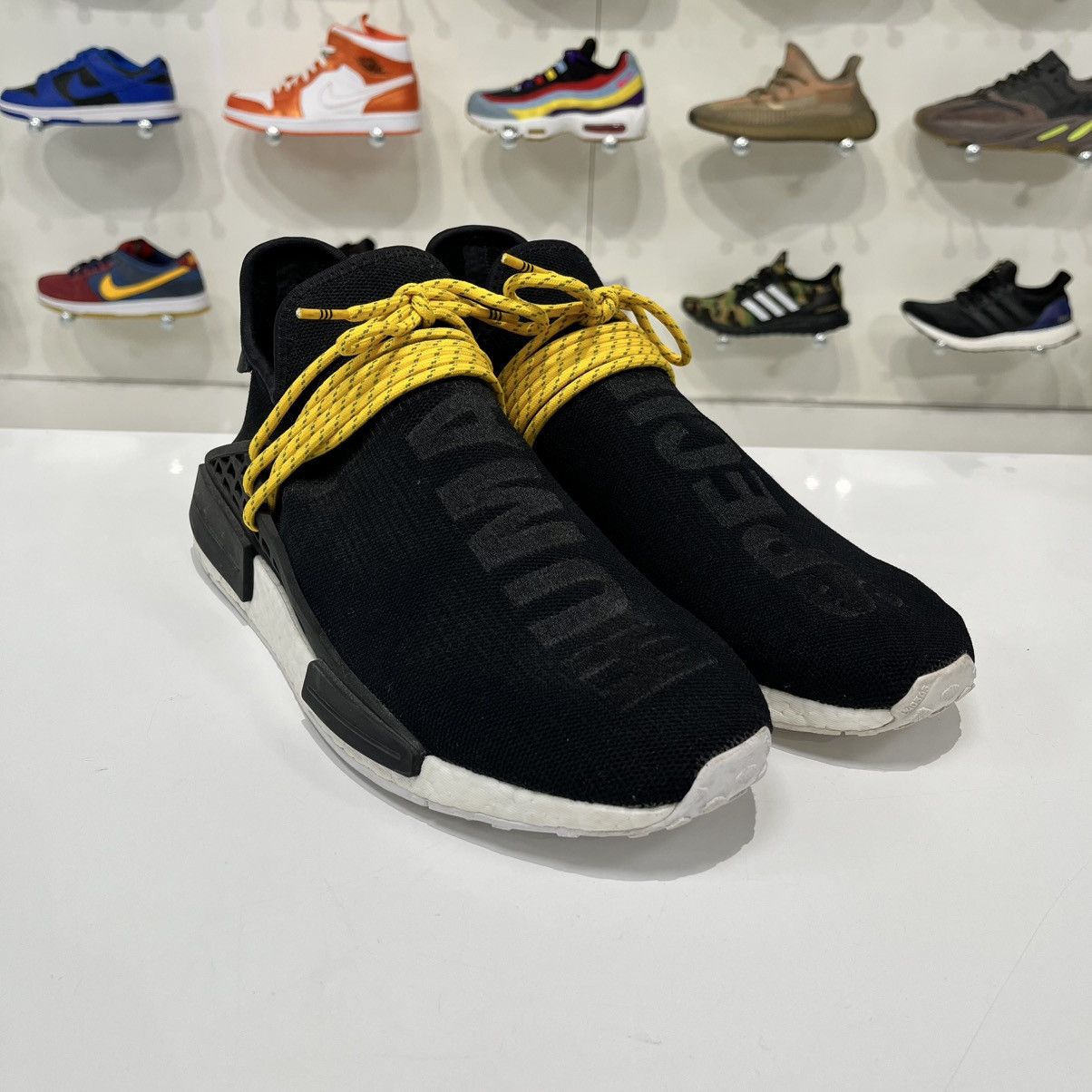 Adidas × Pharrell Adidas NMD HU Pharrell Human Species Black Size US 11 / EU 44 - 8 Thumbnail