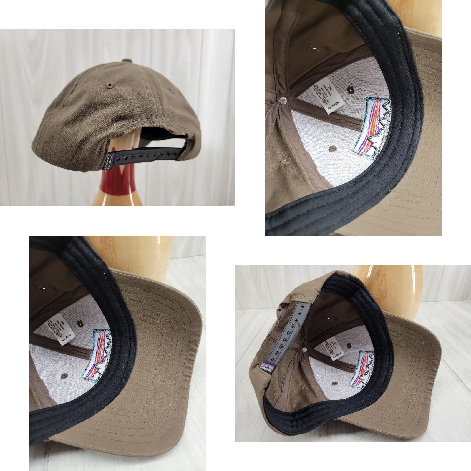 Patagonia Patagonia Hat Cap Brown Logo Adjustable Unisex Adults One Size Baseball Cap Damaged Logo 90s Casual Travel Fall Spring Summer Size ONE SIZE - 9 Thumbnail