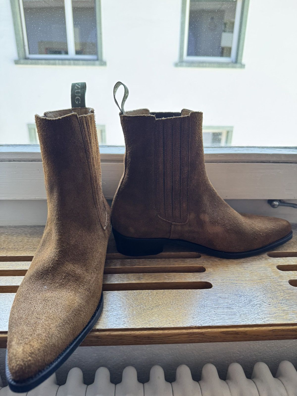 Other Suede Tan Chelsea Boots - Fabian Zug Size US 10 / EU 43 - 1 Thumbnail