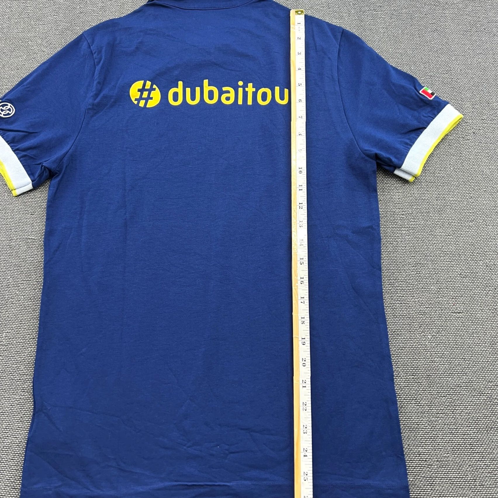 Vintage Castelli Dubai Tour Mens Polo Shirt M blue Regular Short Sleeve Polyester Moisture Wicking T-Shirt UAE Size US M / EU 48-50 / 2 - 7 Thumbnail